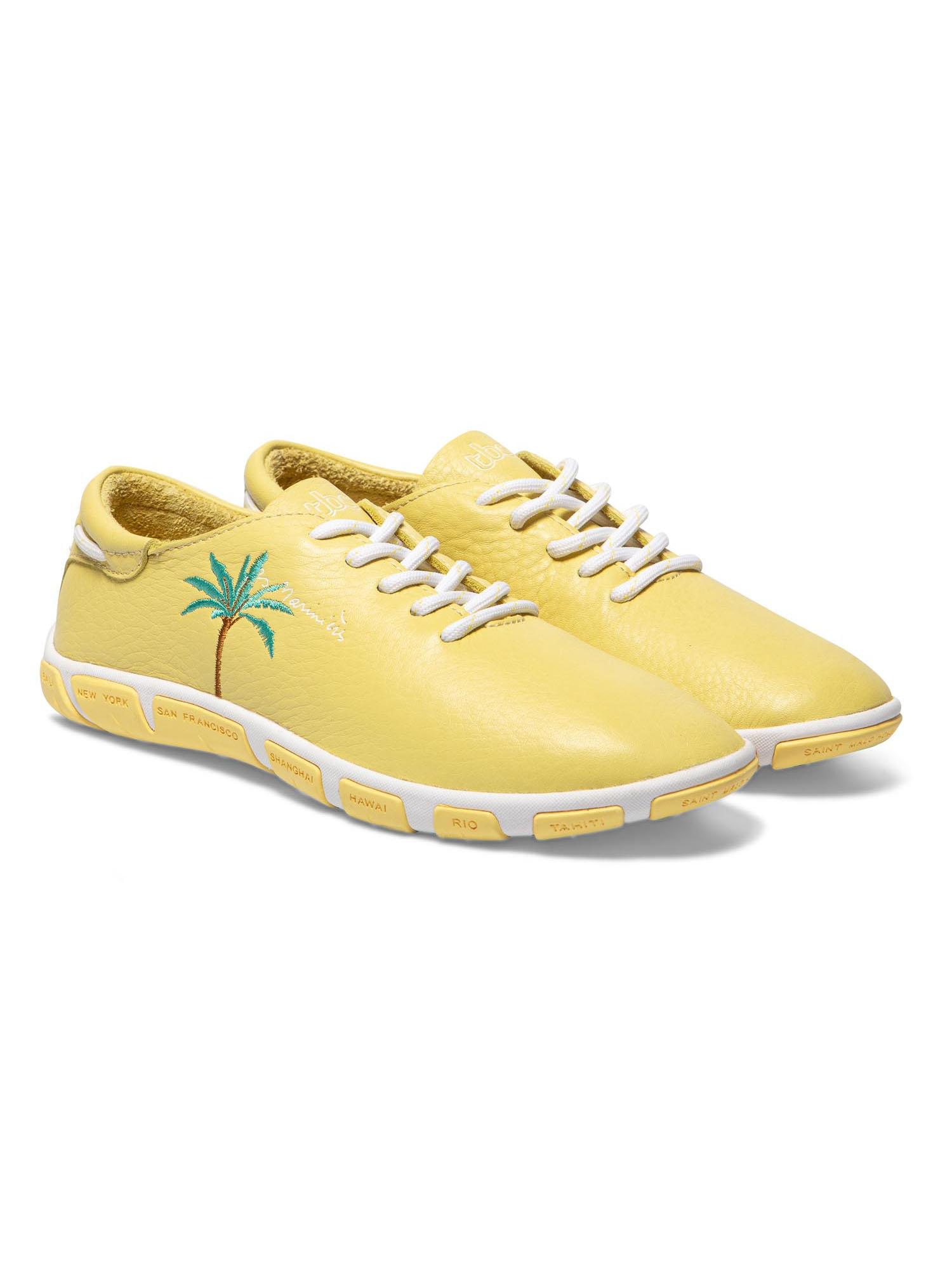 Tennis jaune moutarde femme hotsell