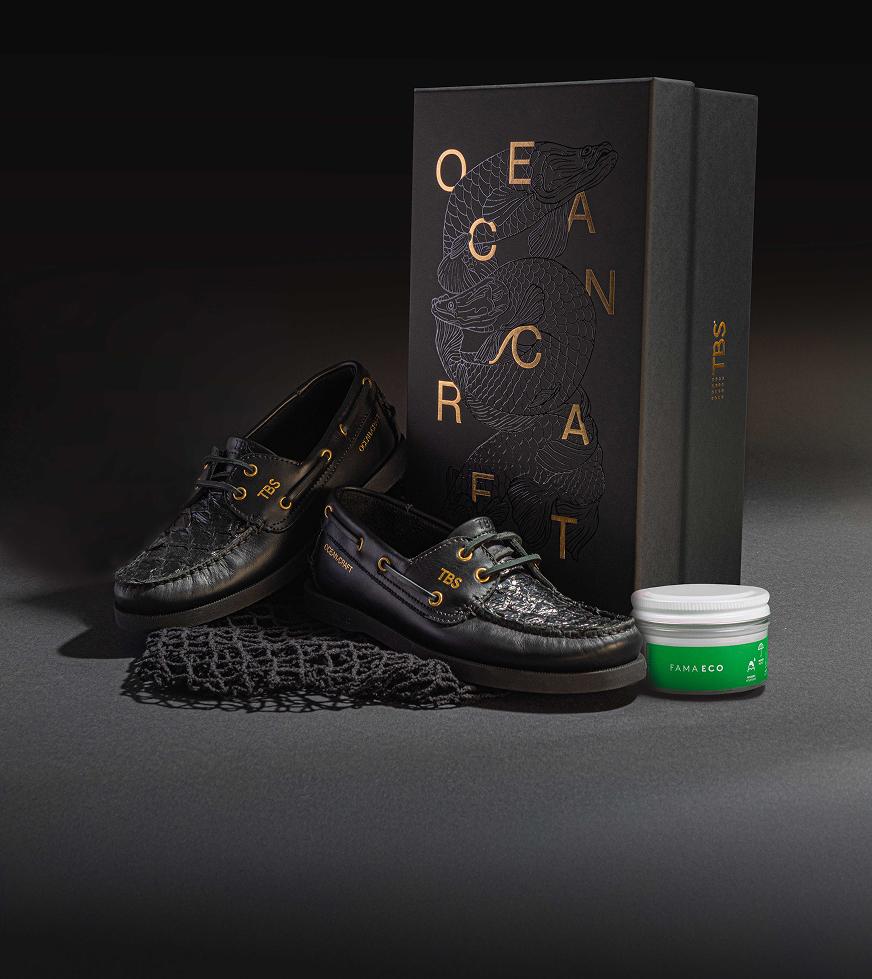 coffret premium chaussures bateau poisson ocean craft by tbs