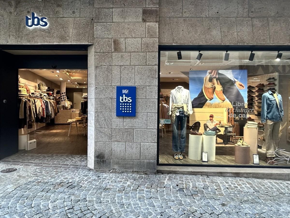 Devanture boutique TBS Morlaix