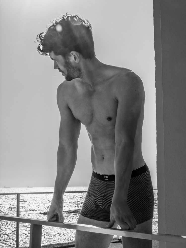 Boxers Nautique14h21 - Couleur gris - Pour Homme - TBS - Taille XXL