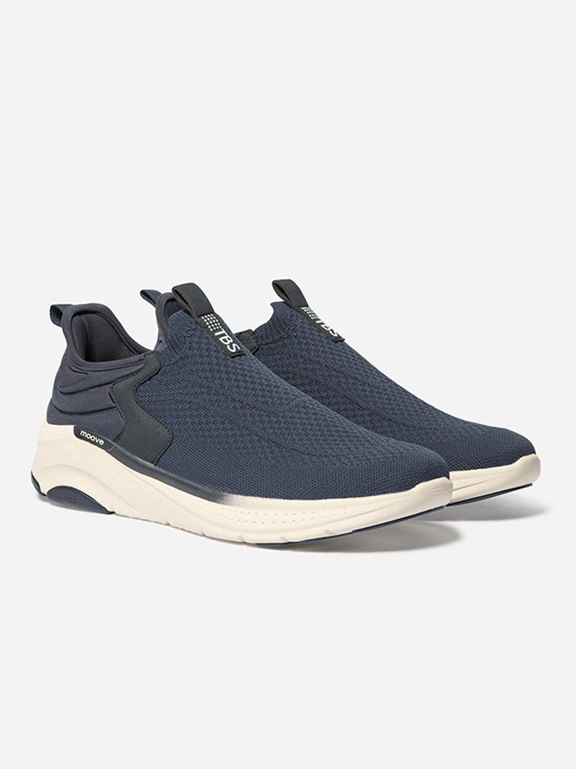 Baskets Homme Confort et Légère Textile Recyclé Marine EASYFIX Baskets Homme Confort et Légère Textile Recyclé Marine EASYFIX