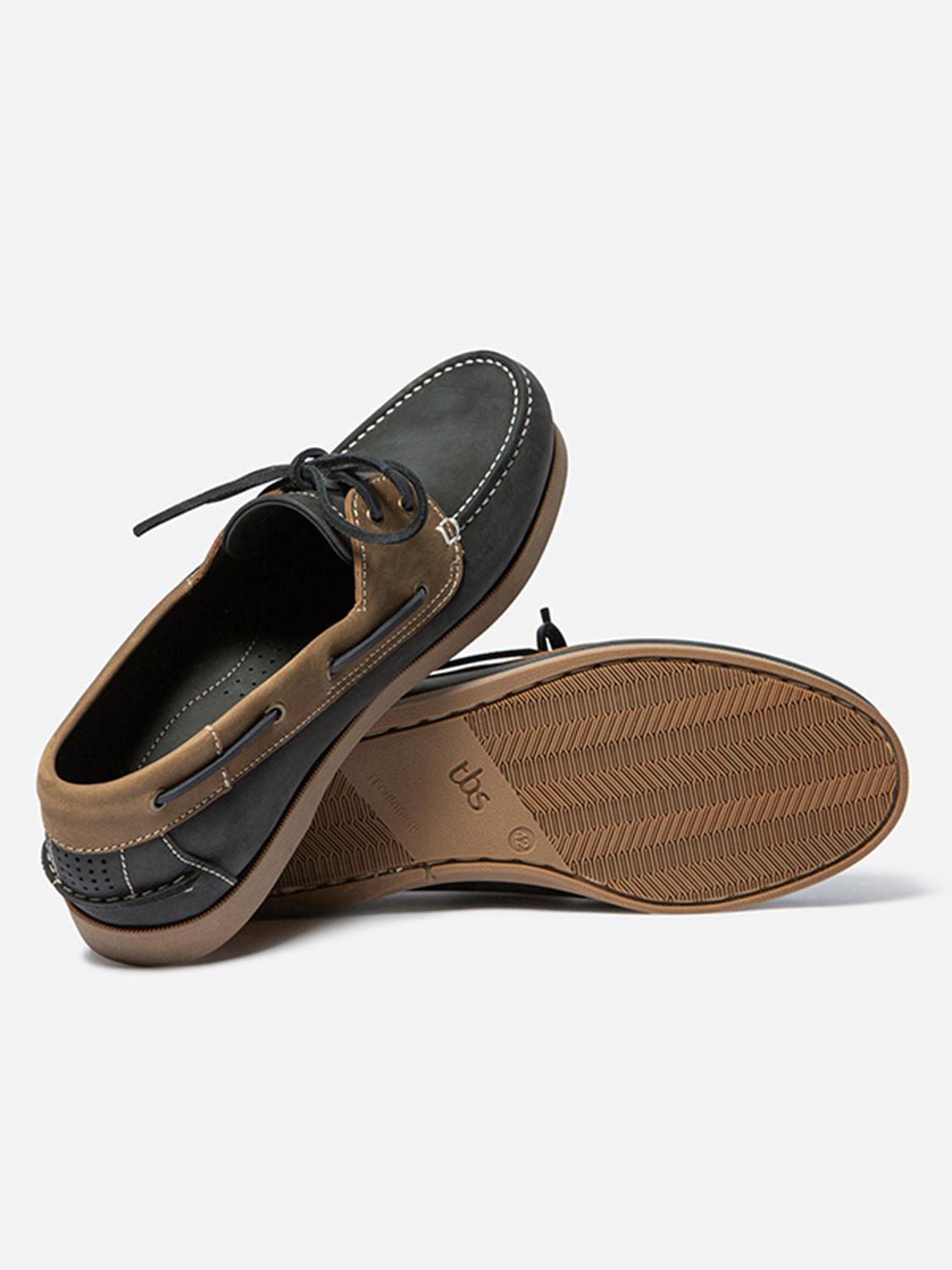 Chaussures Bateau Homme Cuir Marine et Marron Chaussures Bateau Homme Cuir Marine et Marron