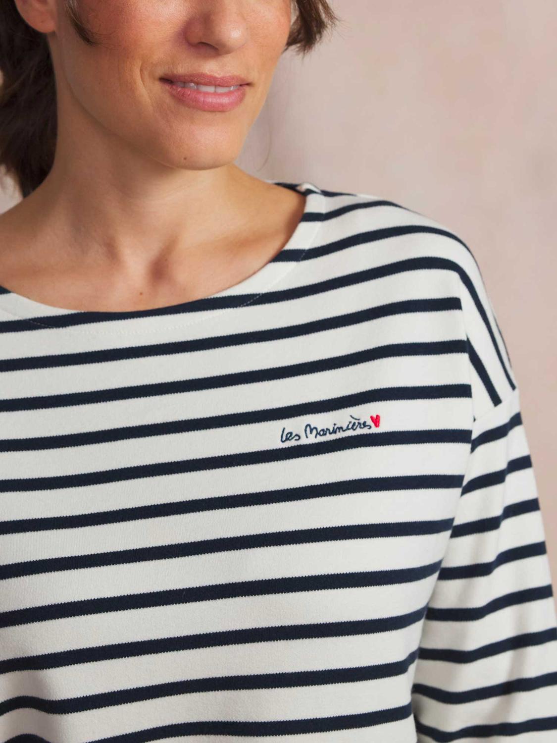 Marinière femme bleu CLEMENCE Marinière femme bleu CLEMENCE