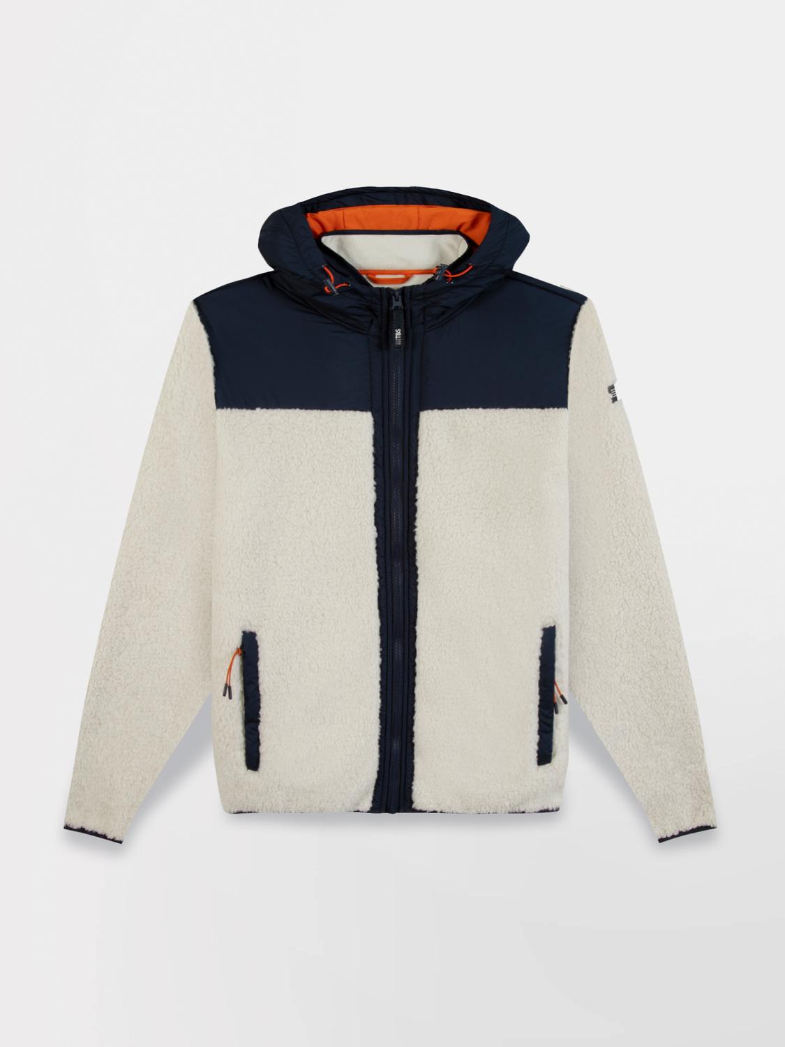 Polaire Sherpa Manches Longues Blanc LORISZIP