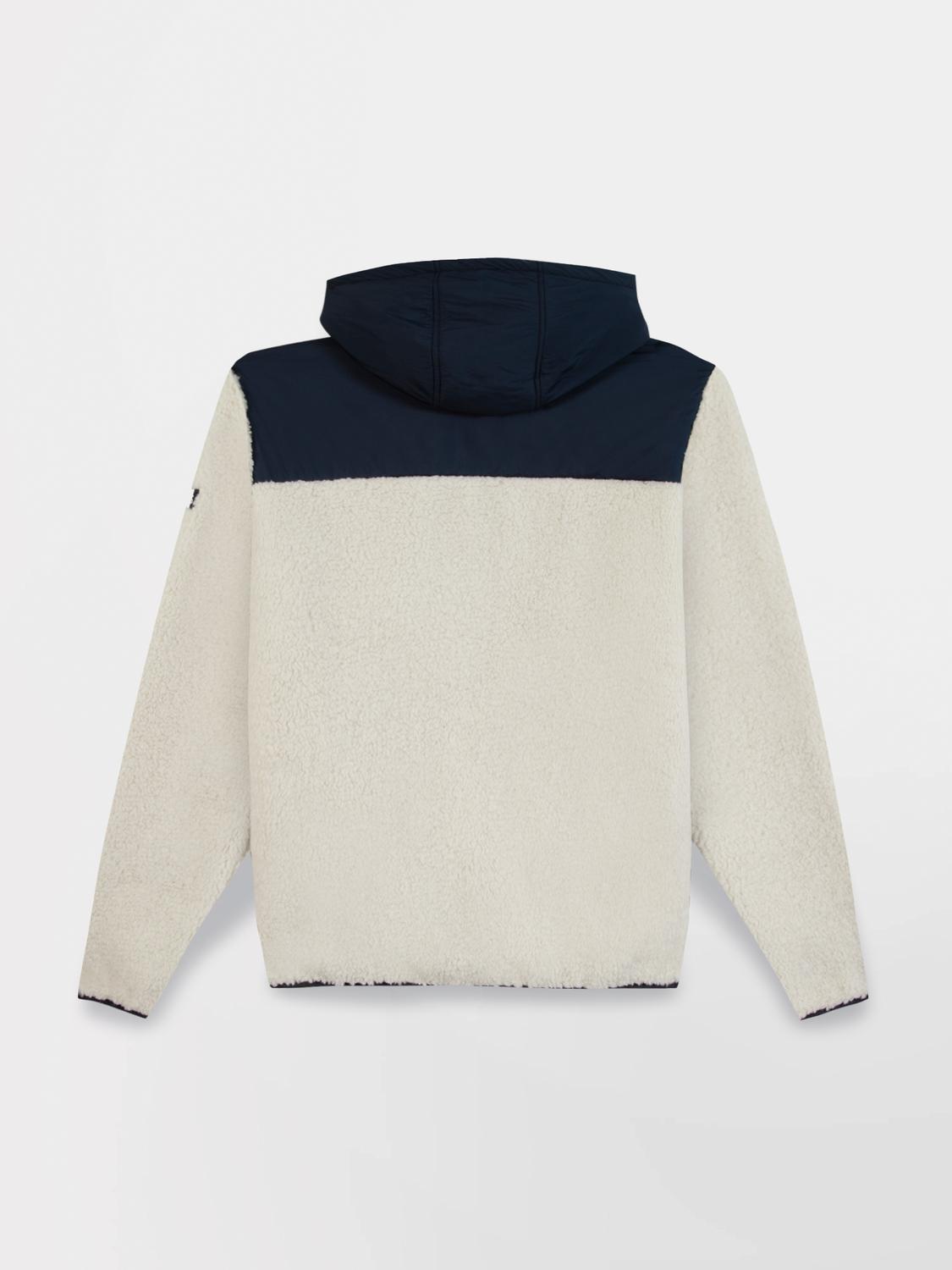 Polaire Sherpa Manches Longues Blanc LORISZIP