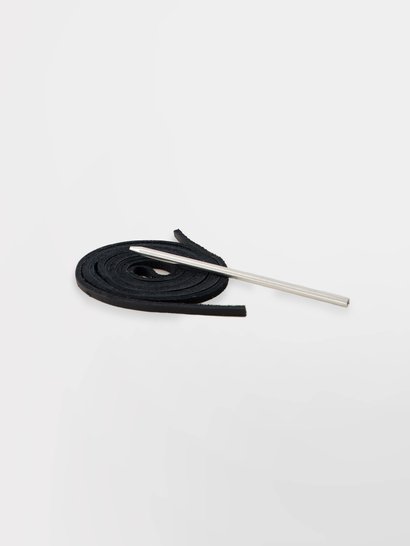 Kit Lacets en cuir Marine + Aiguille pour Chaussures Bateau Globek