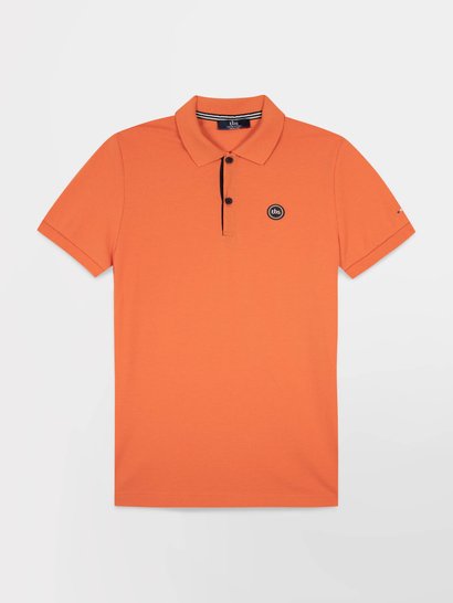 Polo Homme Fabriqué en France Coton Orange