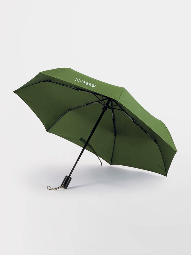Parapluie Compact Toile Recyclée Verte RAINNIES