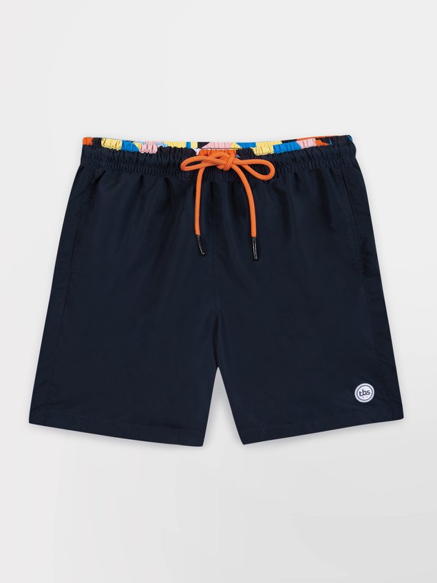 Short De Bain Homme Fabriqué en France Marine