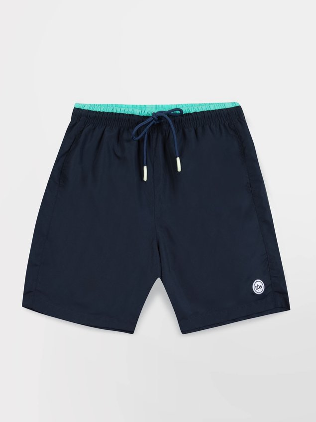 Short De Bain Homme Fabriqué en France Marine