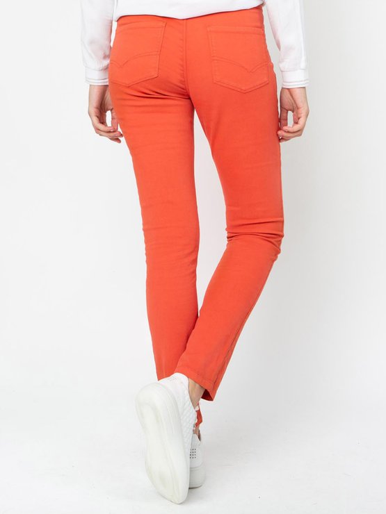 Pantalon Femme Coton Recyclé Orange
