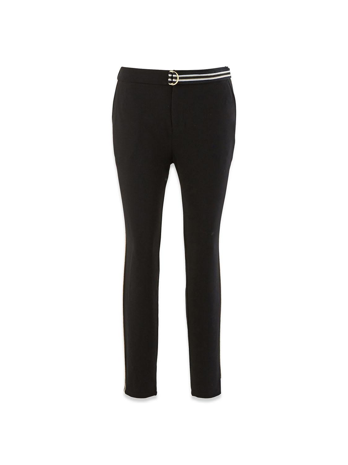 Pantalon chino noir femme store