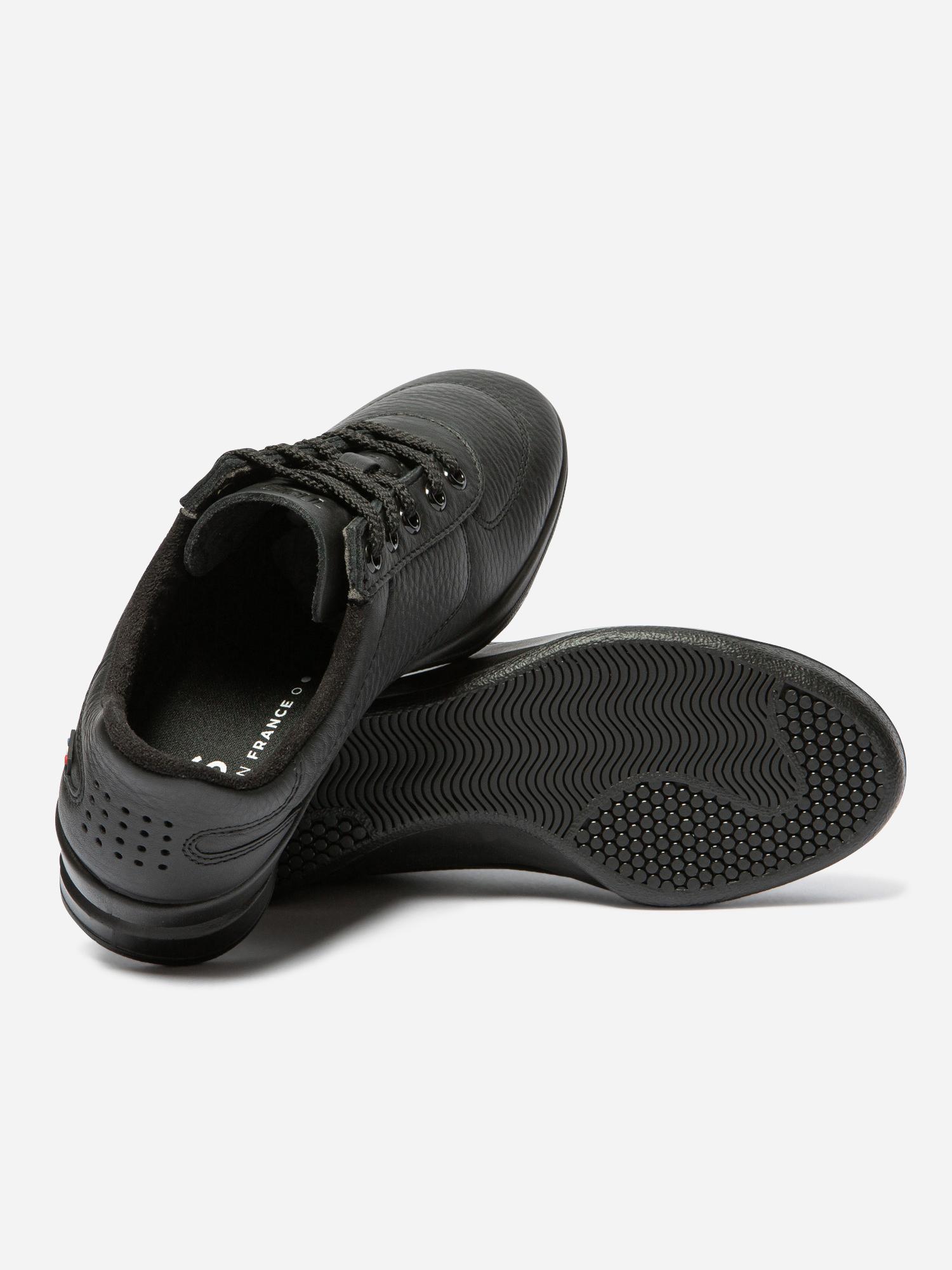 Baskets Femme Confort Brandy Dessus Cuir Noir tbs