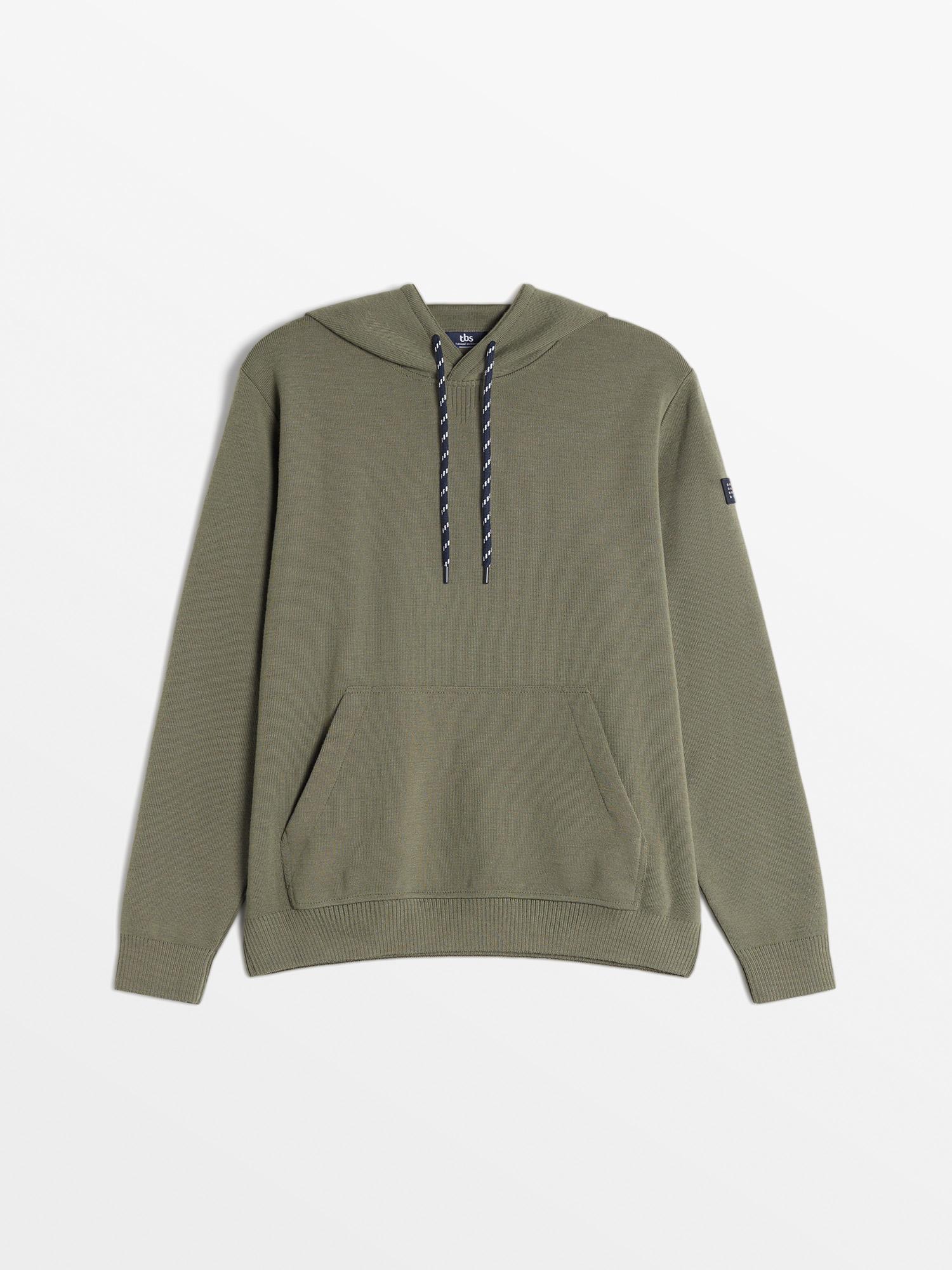 Sweat a capuche kaki homme top