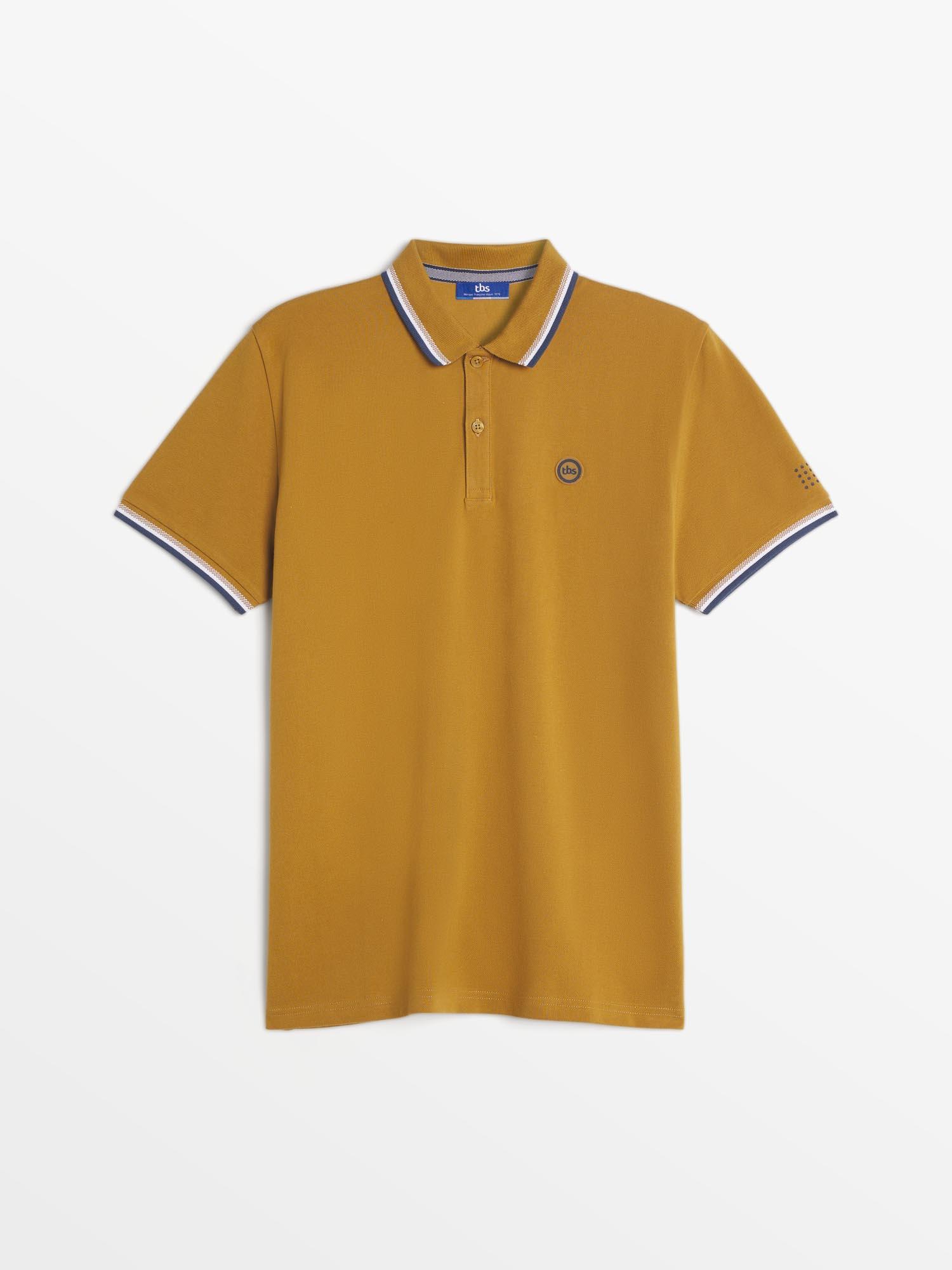 Polo Homme Coton Biologique Jaune tbs