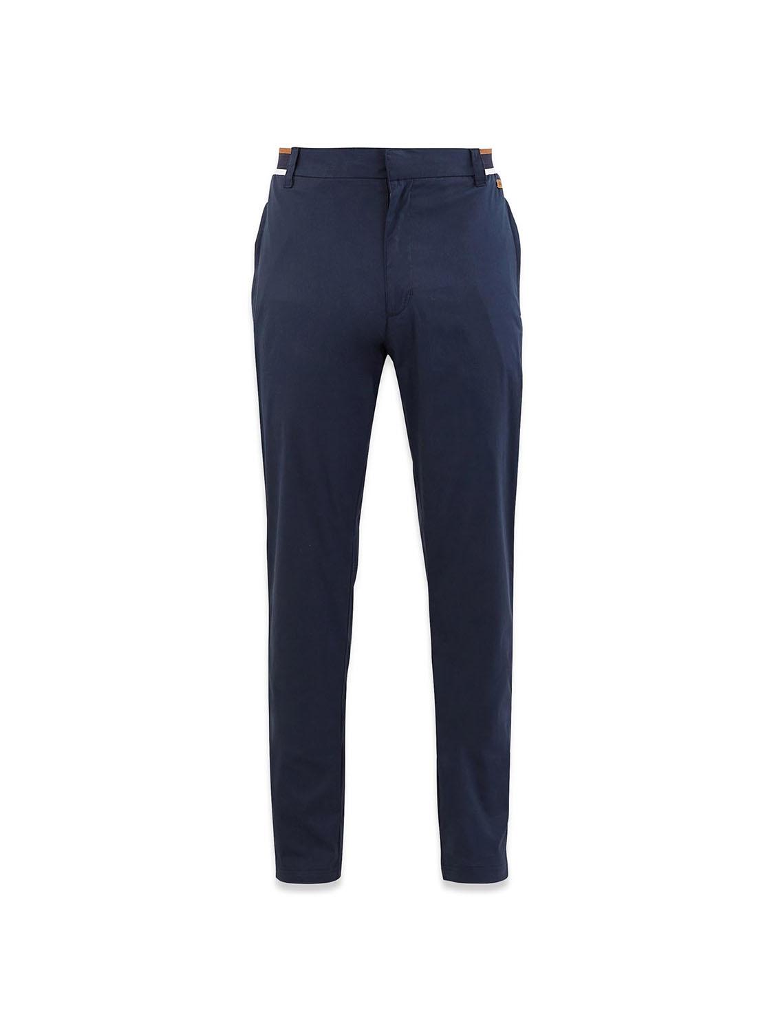 Pantalon Homme Leger Ceinture Elastiquee Marine tbs