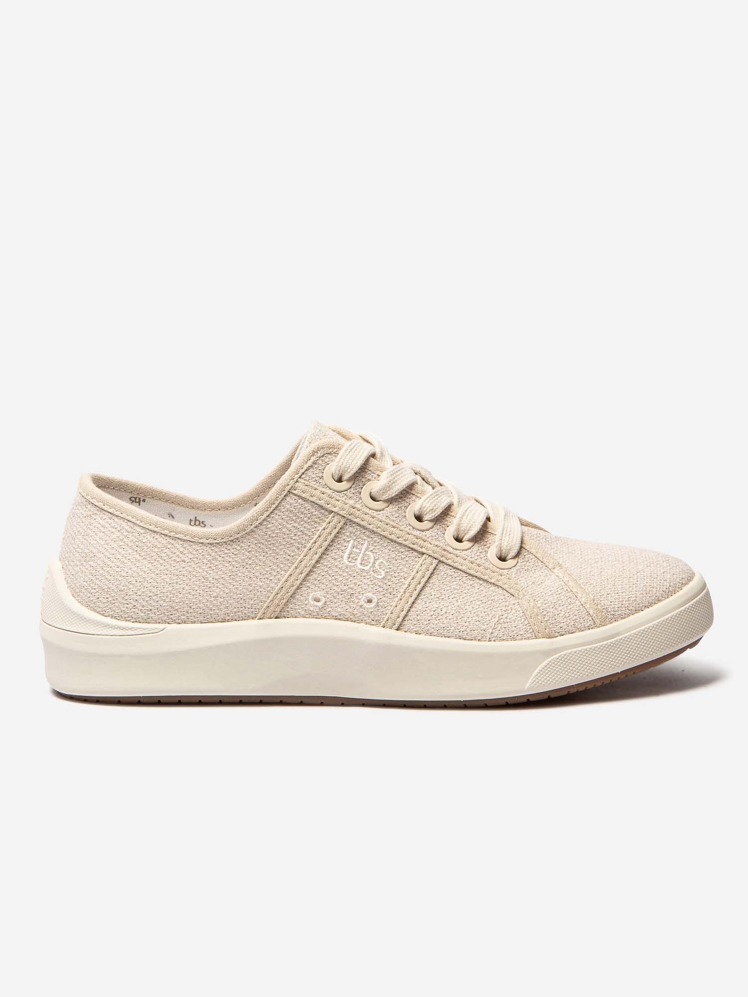 Tennis Femme En Toile Beige Métallisé tbs