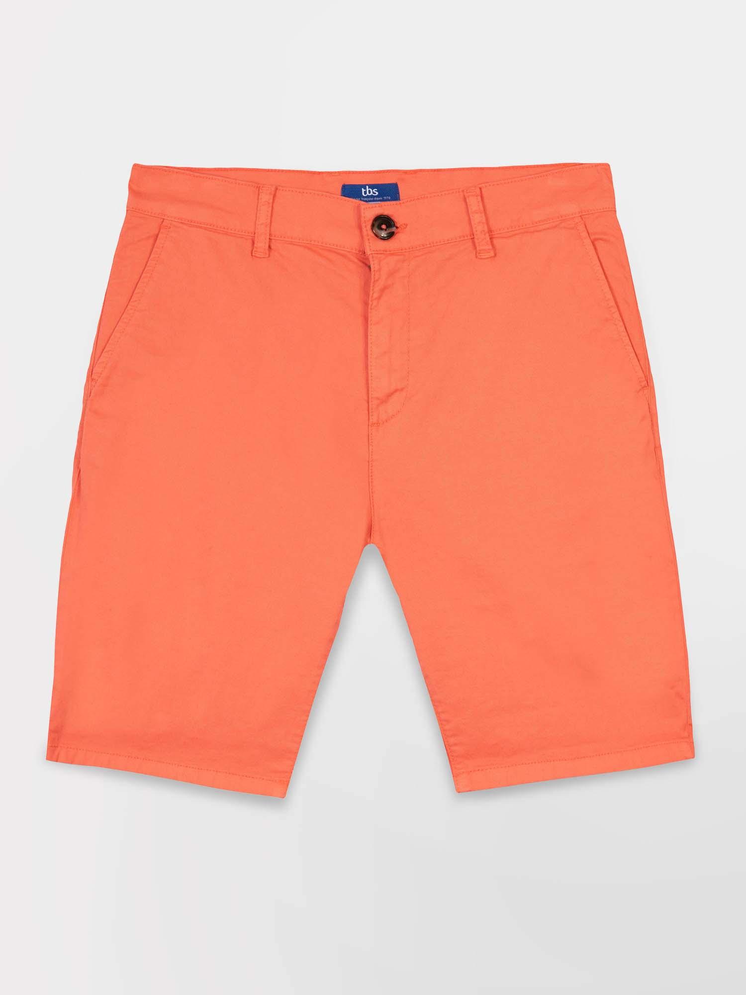 Bermuda Homme Coton Stretch Corail tbs