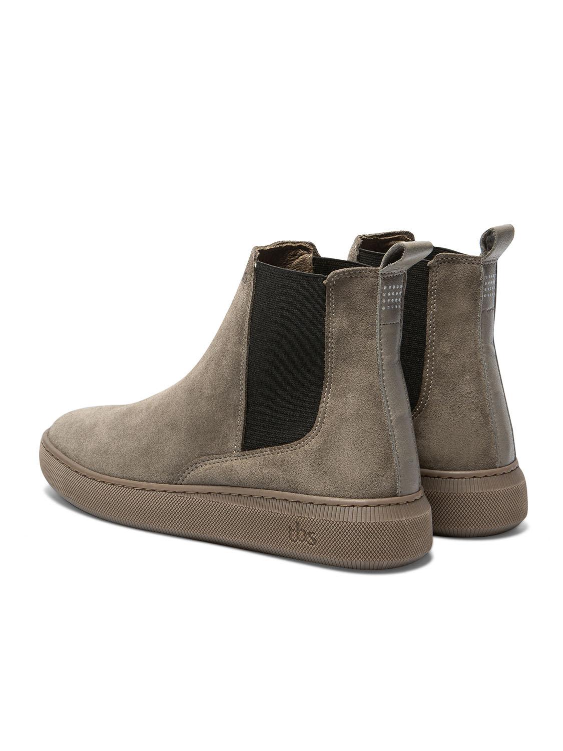 Boots cuir velours cheap femme