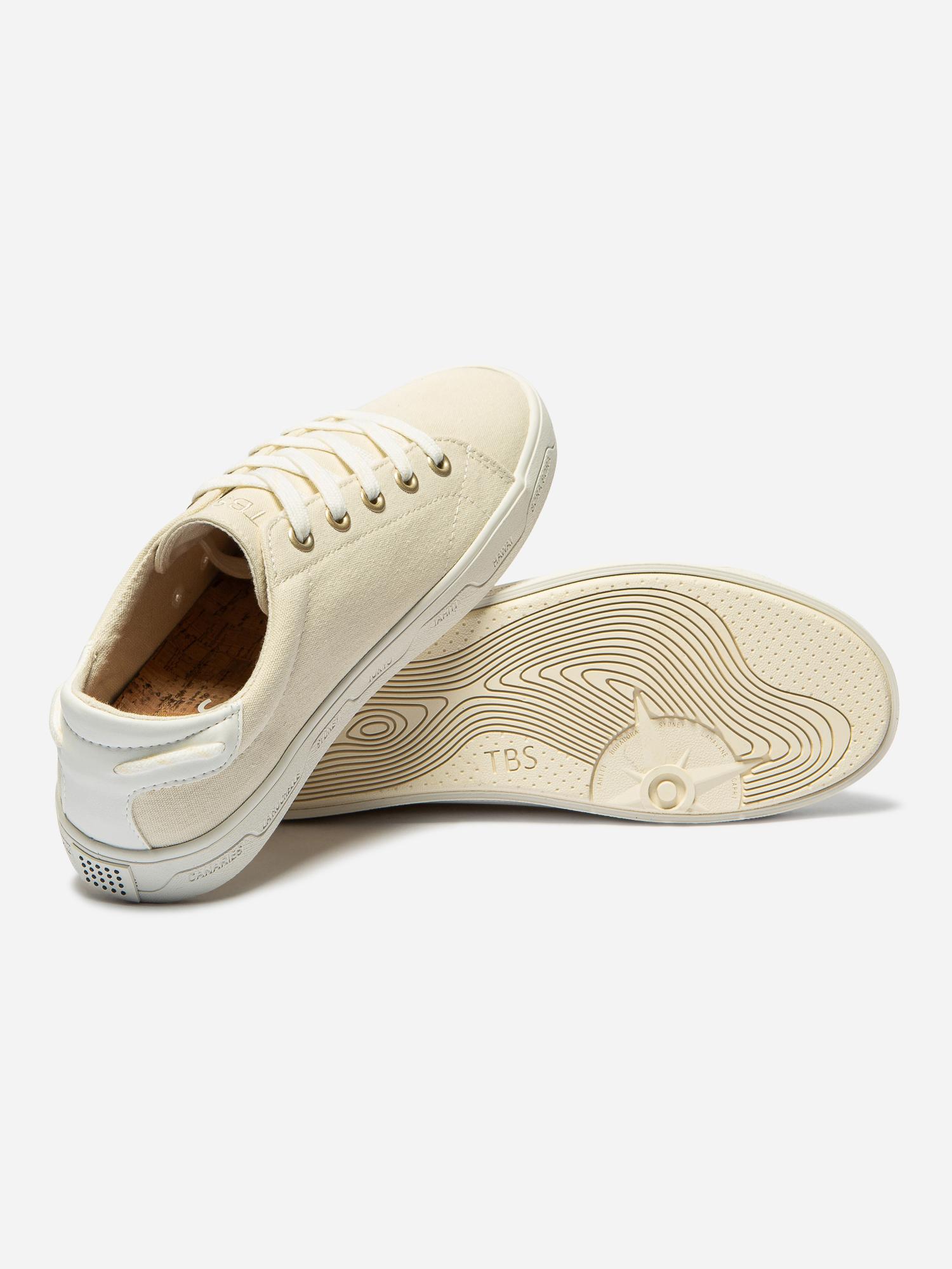 Women's Recycled Cotton White Sneakers LANZARA