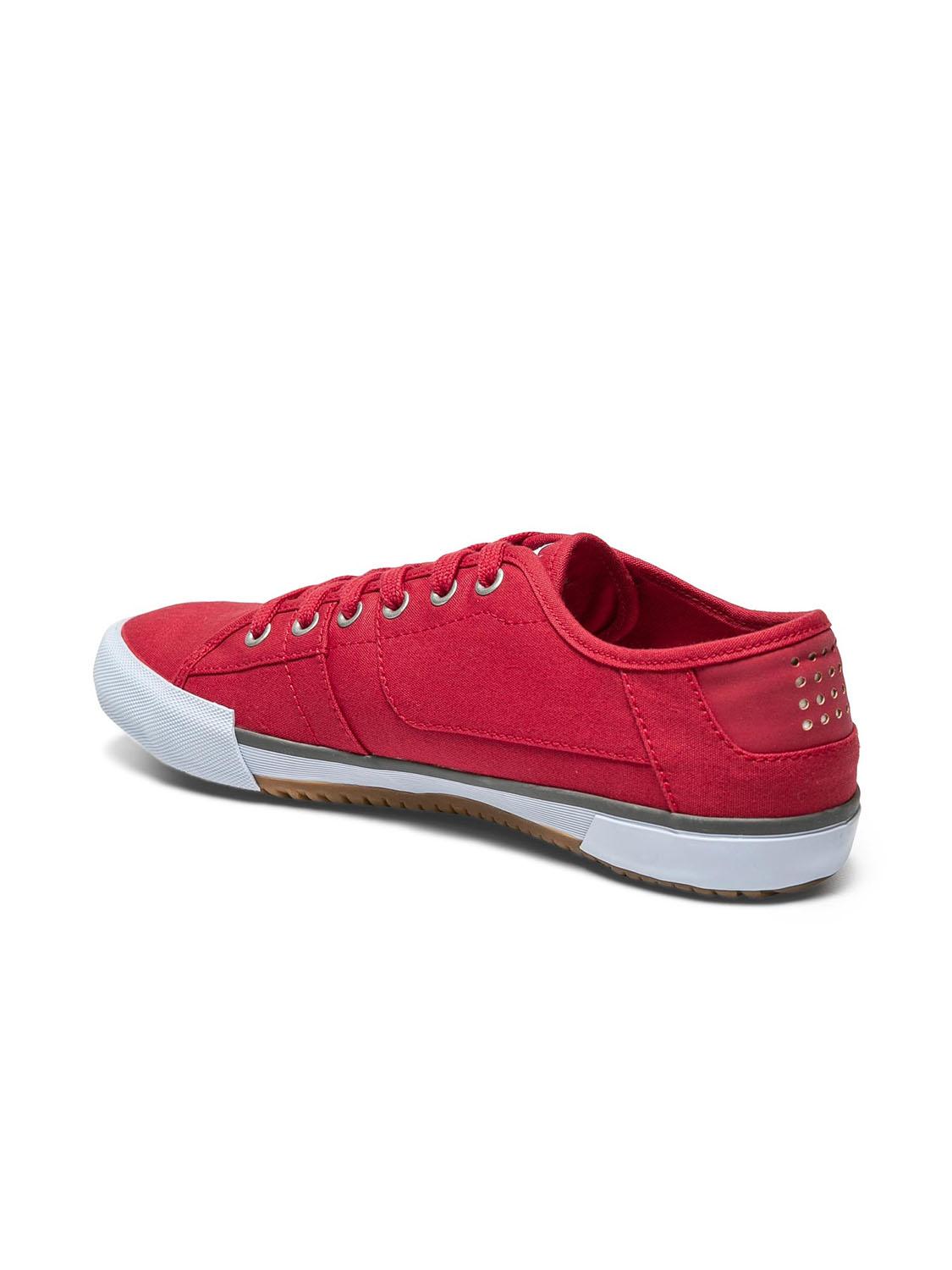 Tennis Homme En Toile Rouge tbs