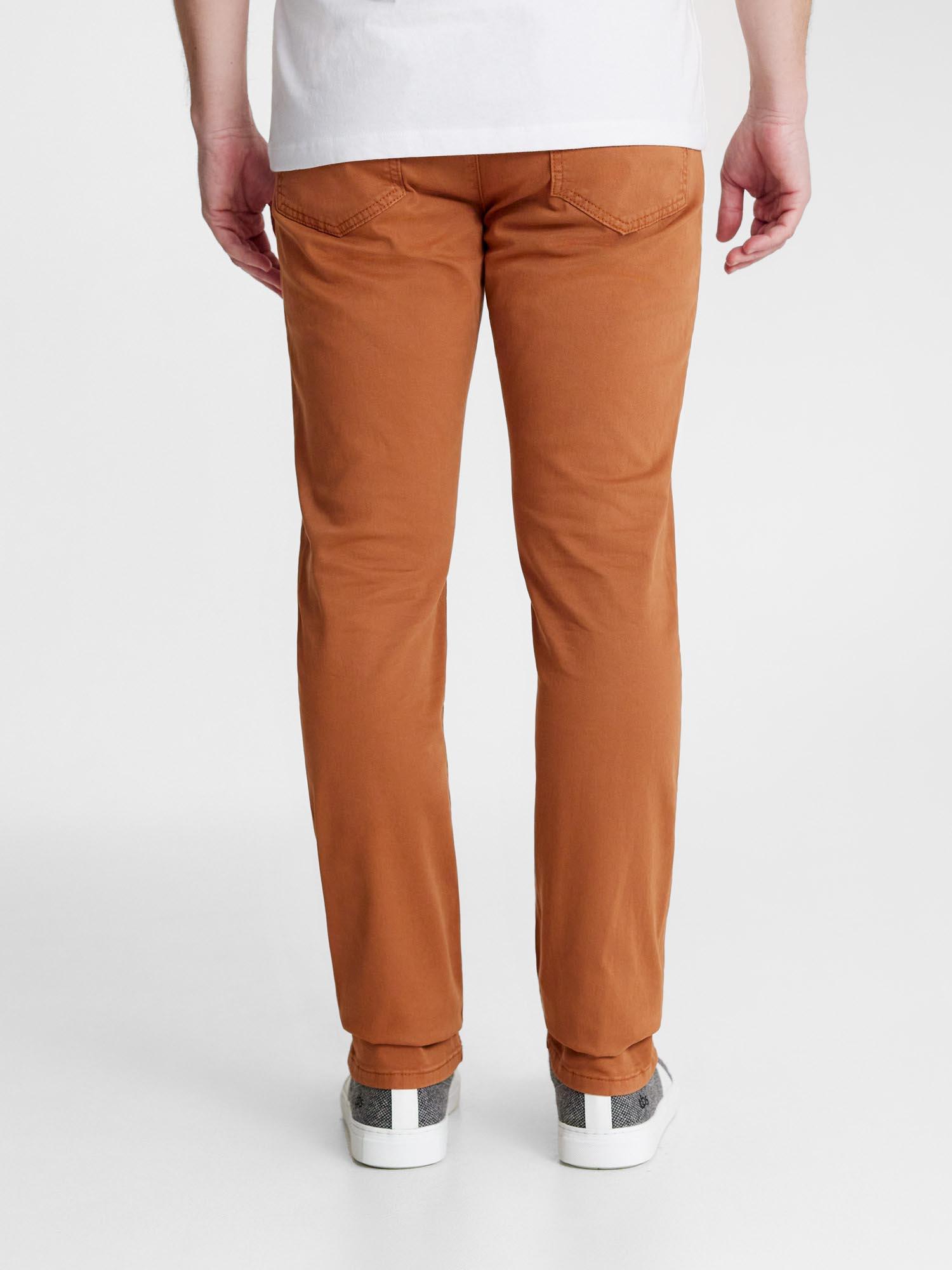 Pantalon Homme Coton Stretch Rouge tbs