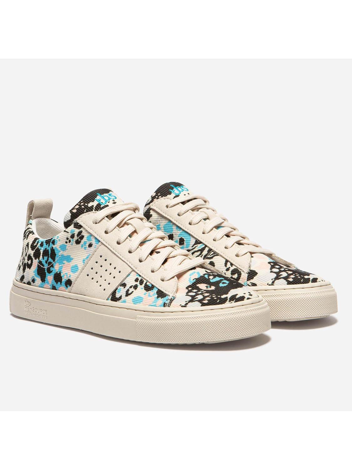 Basket femme sale motif leopard