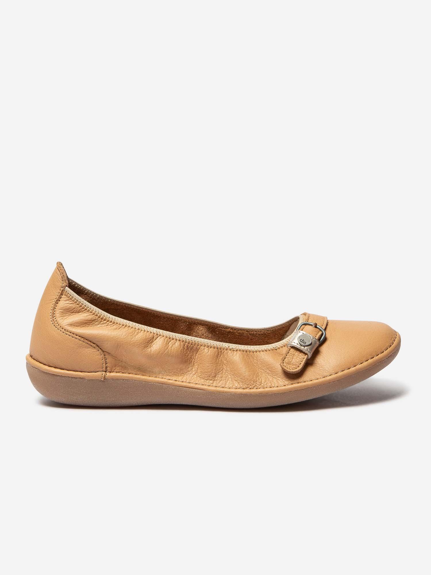 Ballerine Femme Souple Cuir Marron tbs