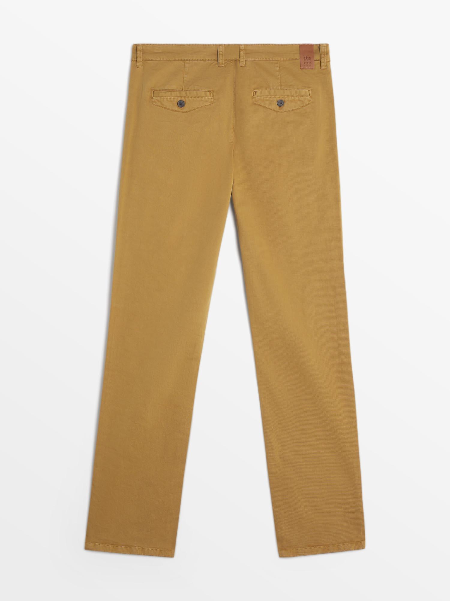 Pantalon Chino Homme Jaune tbs