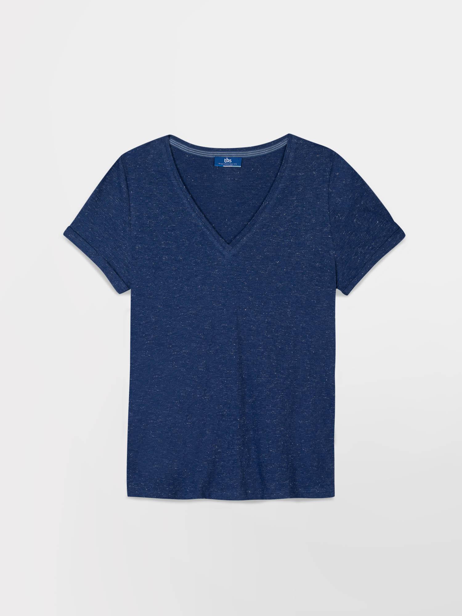 T-shirt Femme Rayé NEIRAMI B53ST, 96% Coton 4% élasthanne - Fabriqué En Italie, Neuf Avec étiquettes