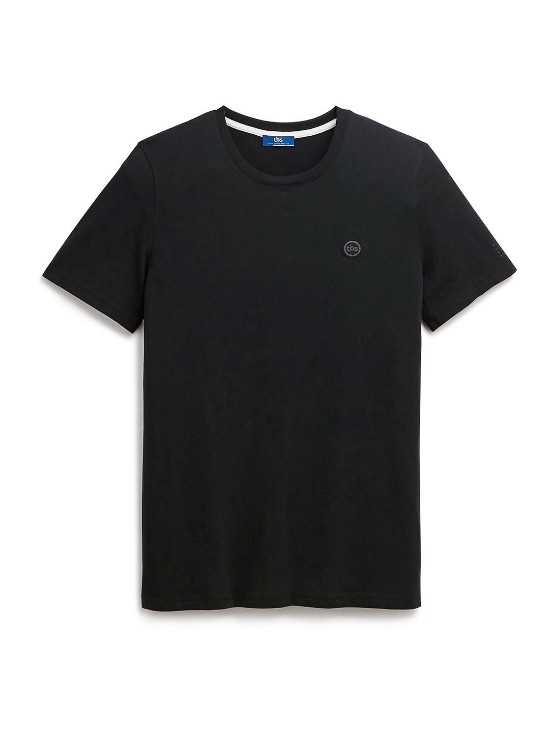 Tee shirt homme noir col v on sale