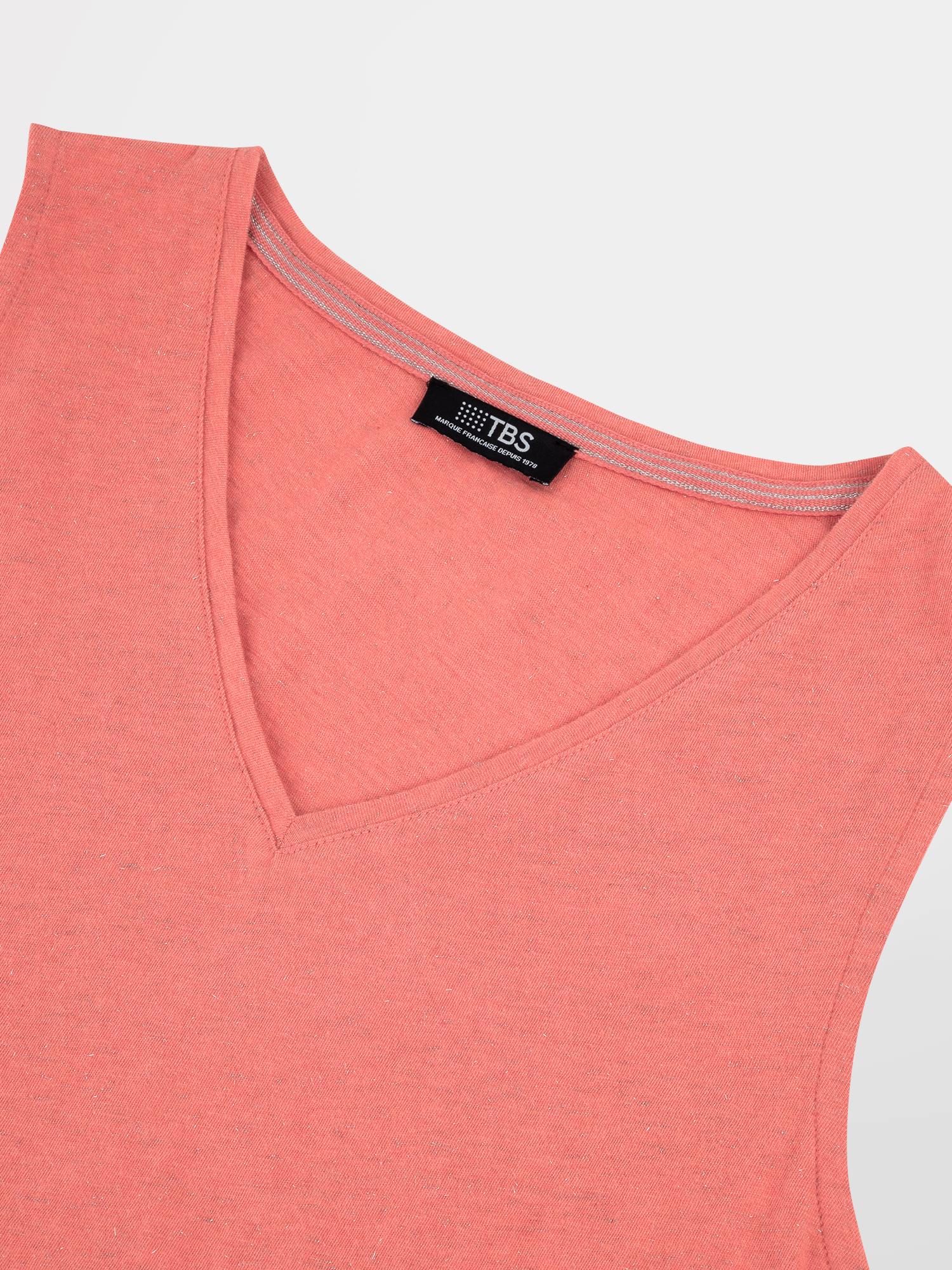 Débardeur - DIM - Body Touch Easy - Coton stretch - Ajusté - Bordeaux