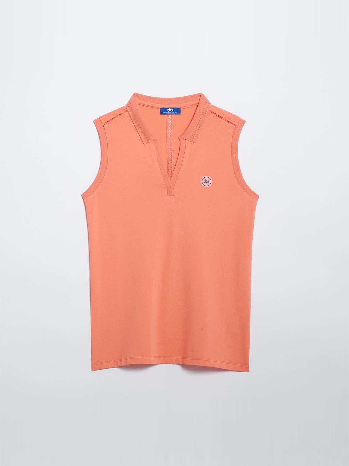 Polo lacoste femme sans manche store