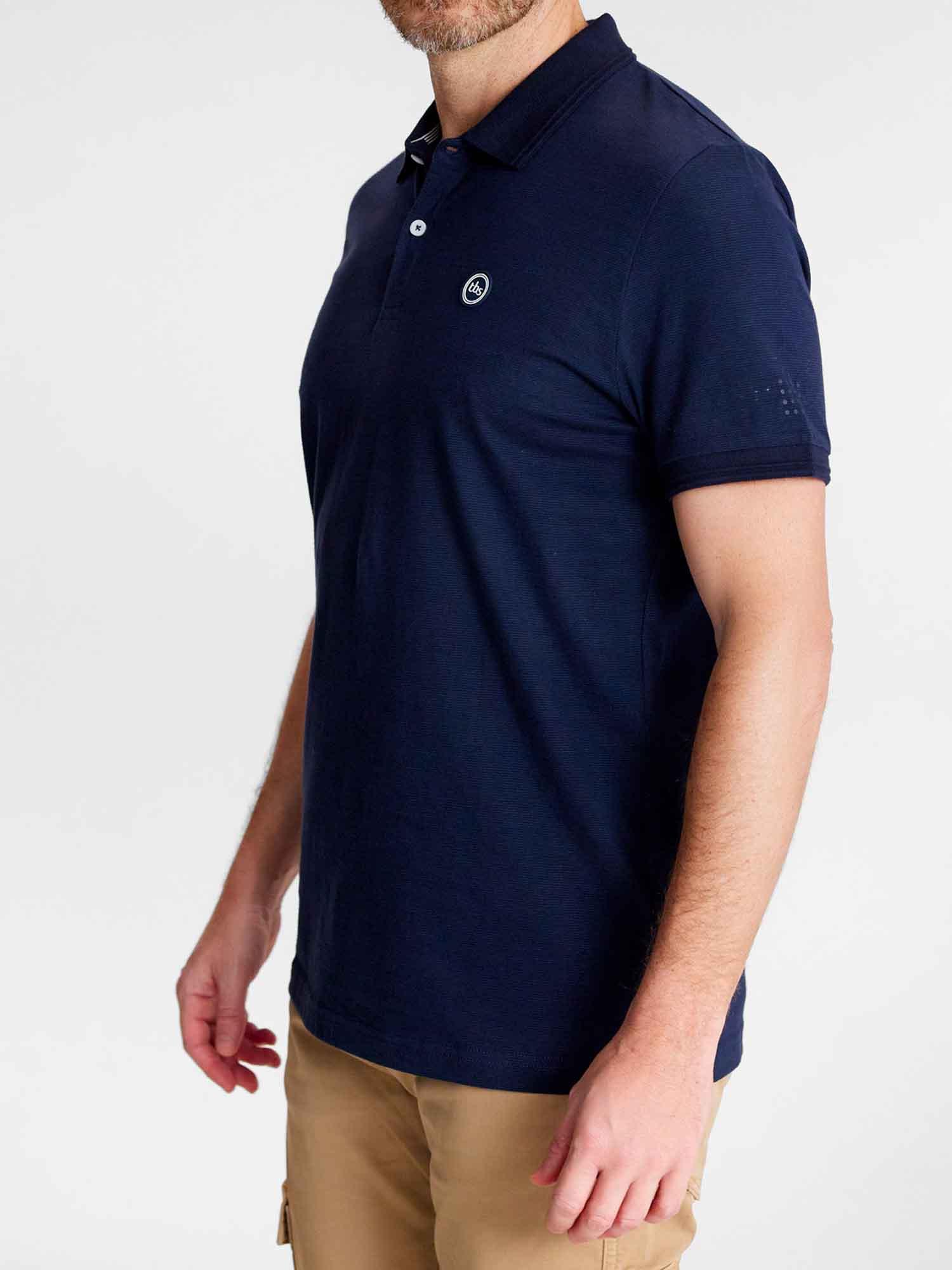 Polo Homme Coton Biologique Marine tbs