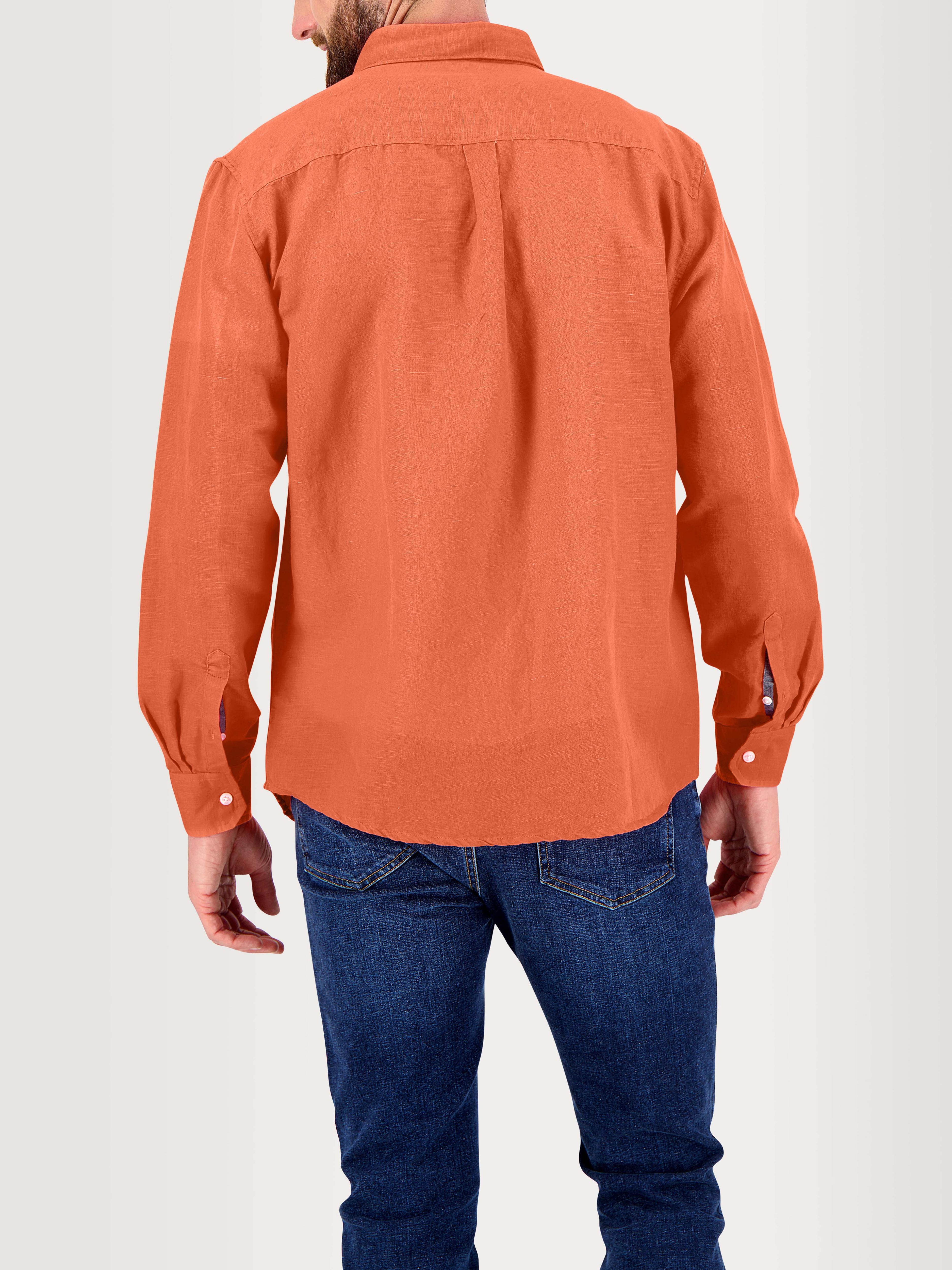 Chemise Coolblast Dover Saddlery Manches Longues - Taille S, Couleur Corail, Occasion