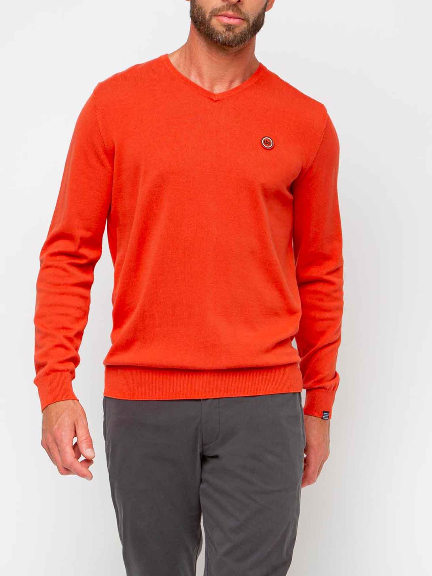 Pull orange marque outlet