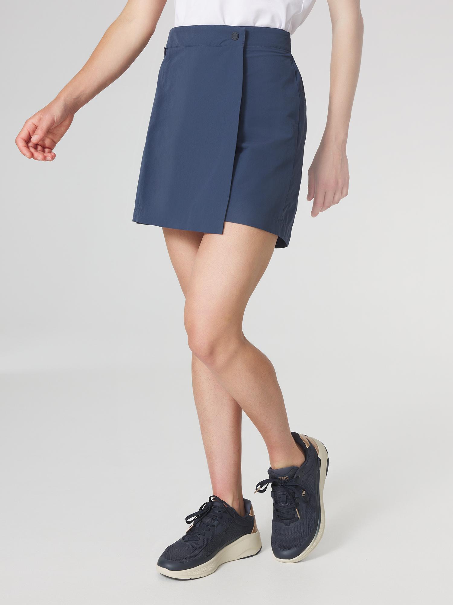 Jupe Sport Femme Title Nine Taille L - Couleur Violet/bleu Marine/sarcelle, Motifs Fleuris, état Parfait