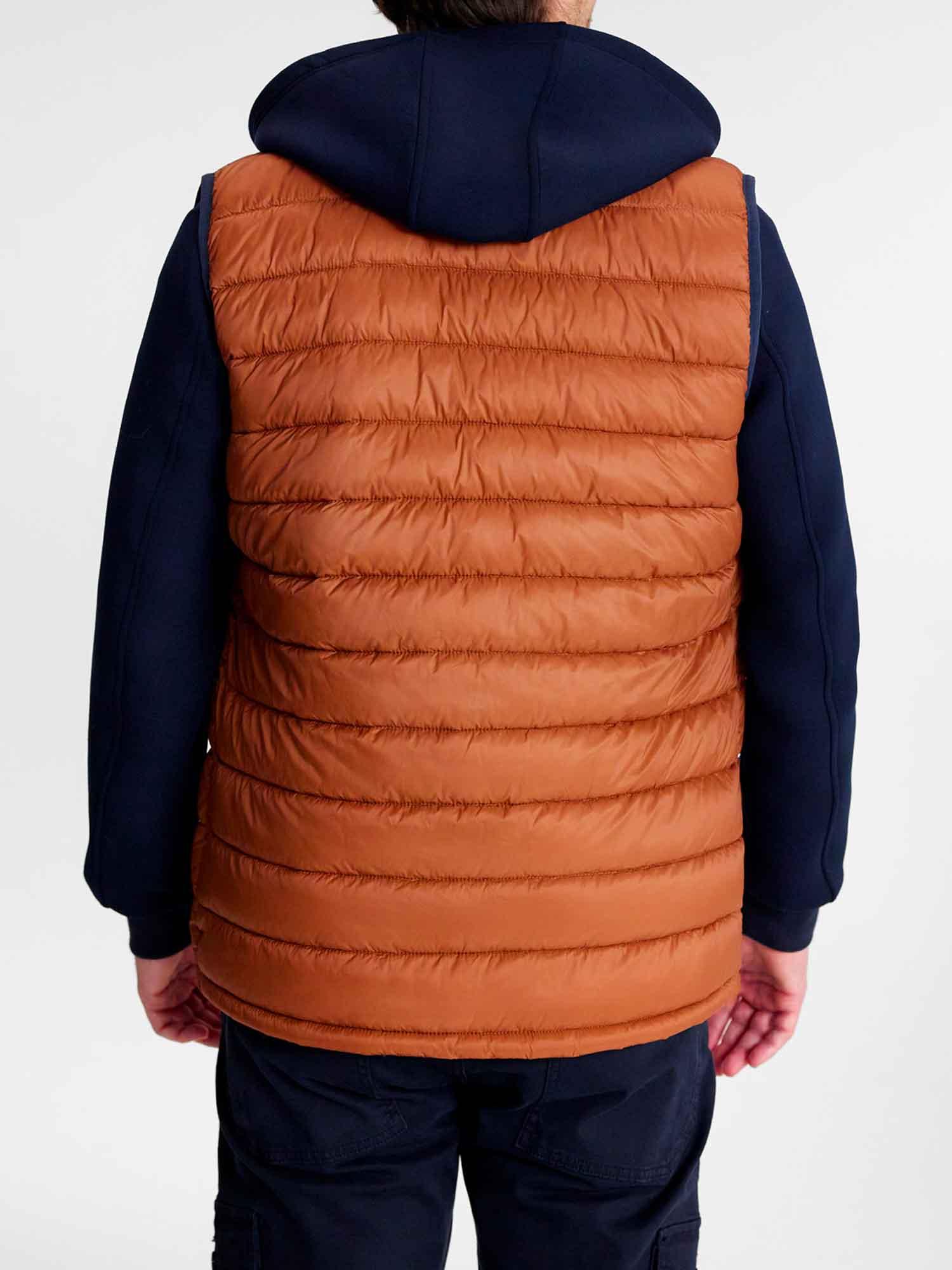 Doudoune Sans Manches Homme Eco Concue Marron tbs