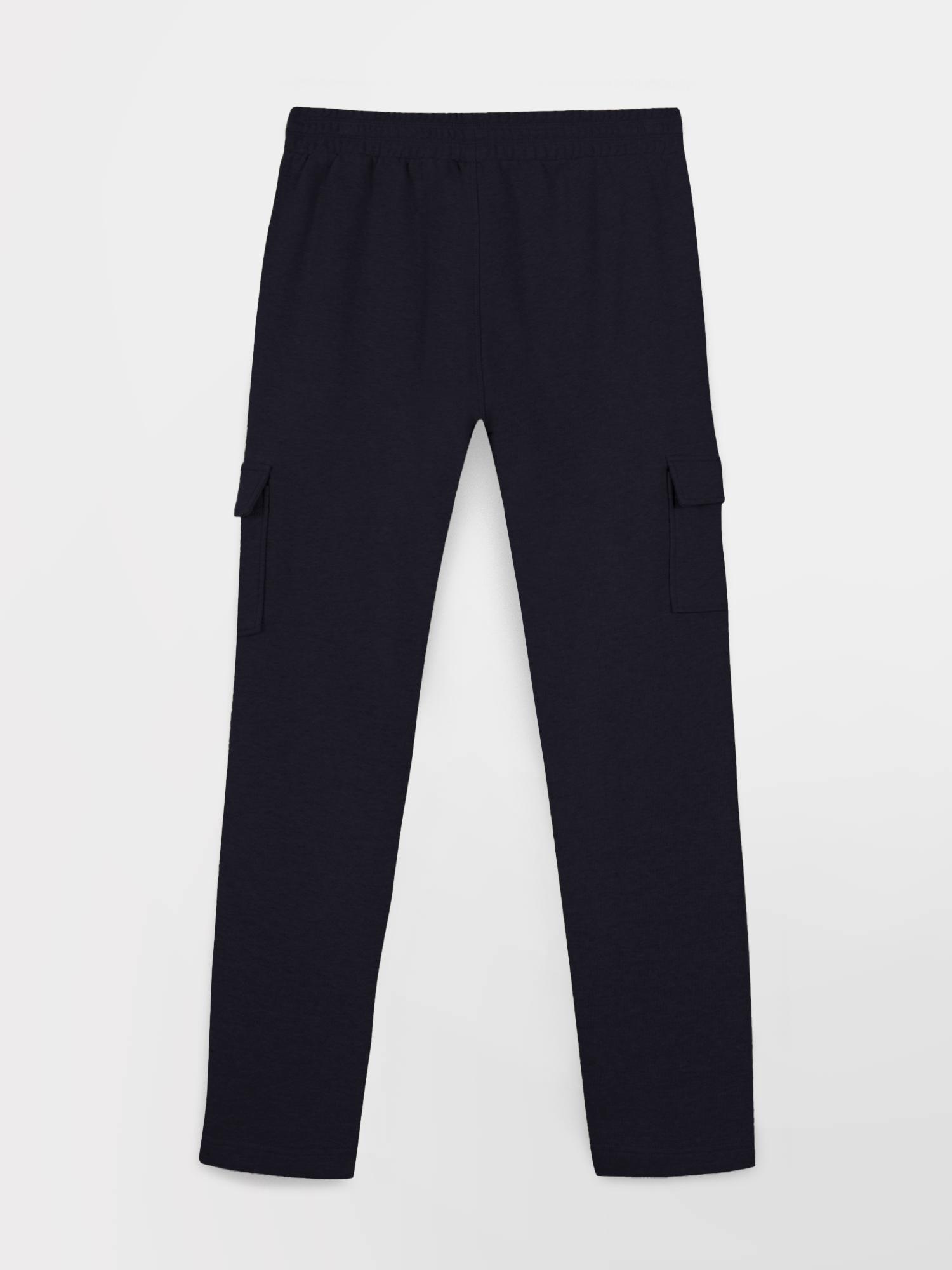 Pantalon Femme Molletonne Ceinture Elastiquee Marine DOTTYPAN tbs