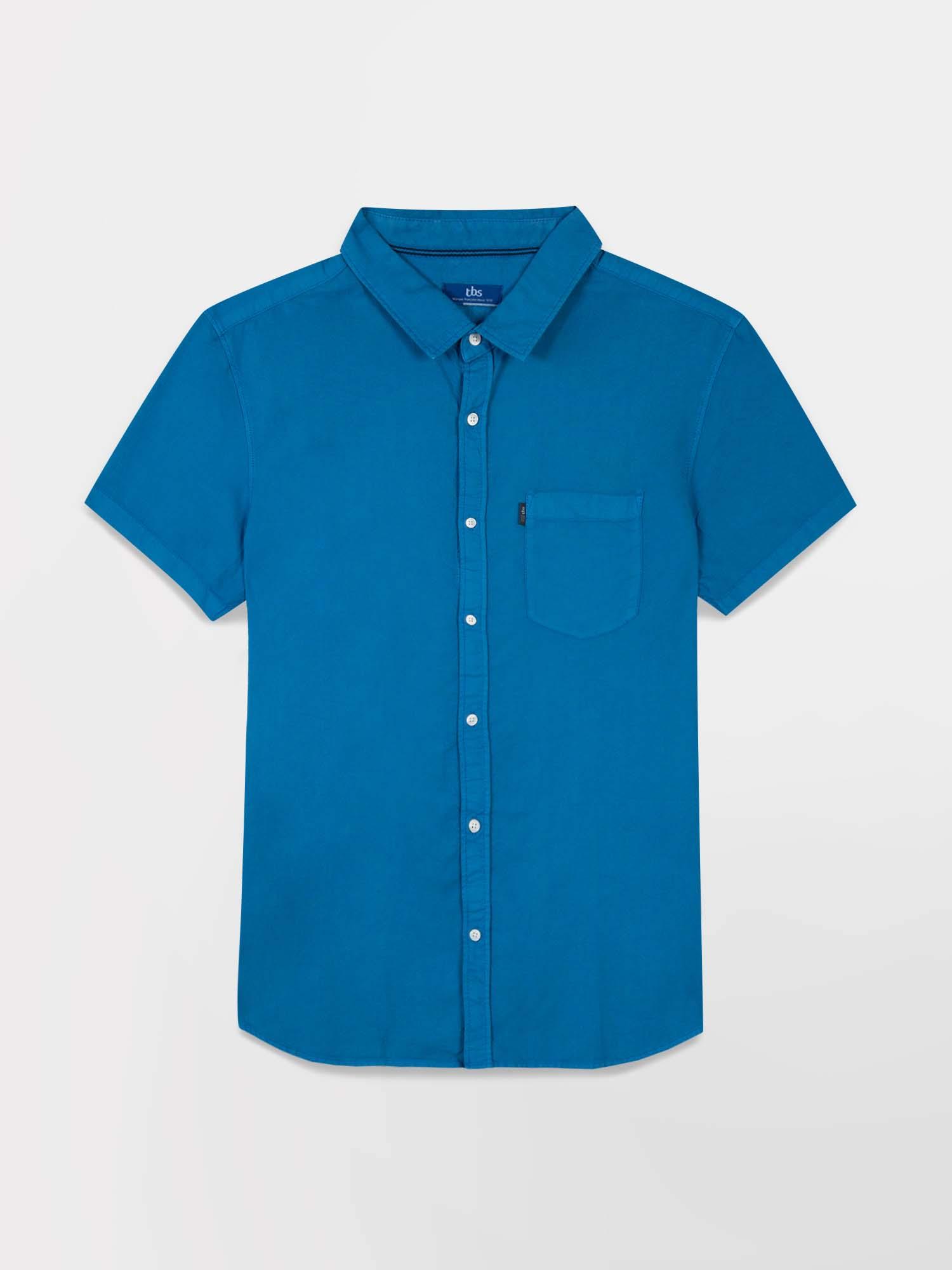 Chemise Homme ORVIS Tech Trout Bum XL Manches Courtes - UPF 30+, Carreaux Bleus, Neuve Avec étiquette