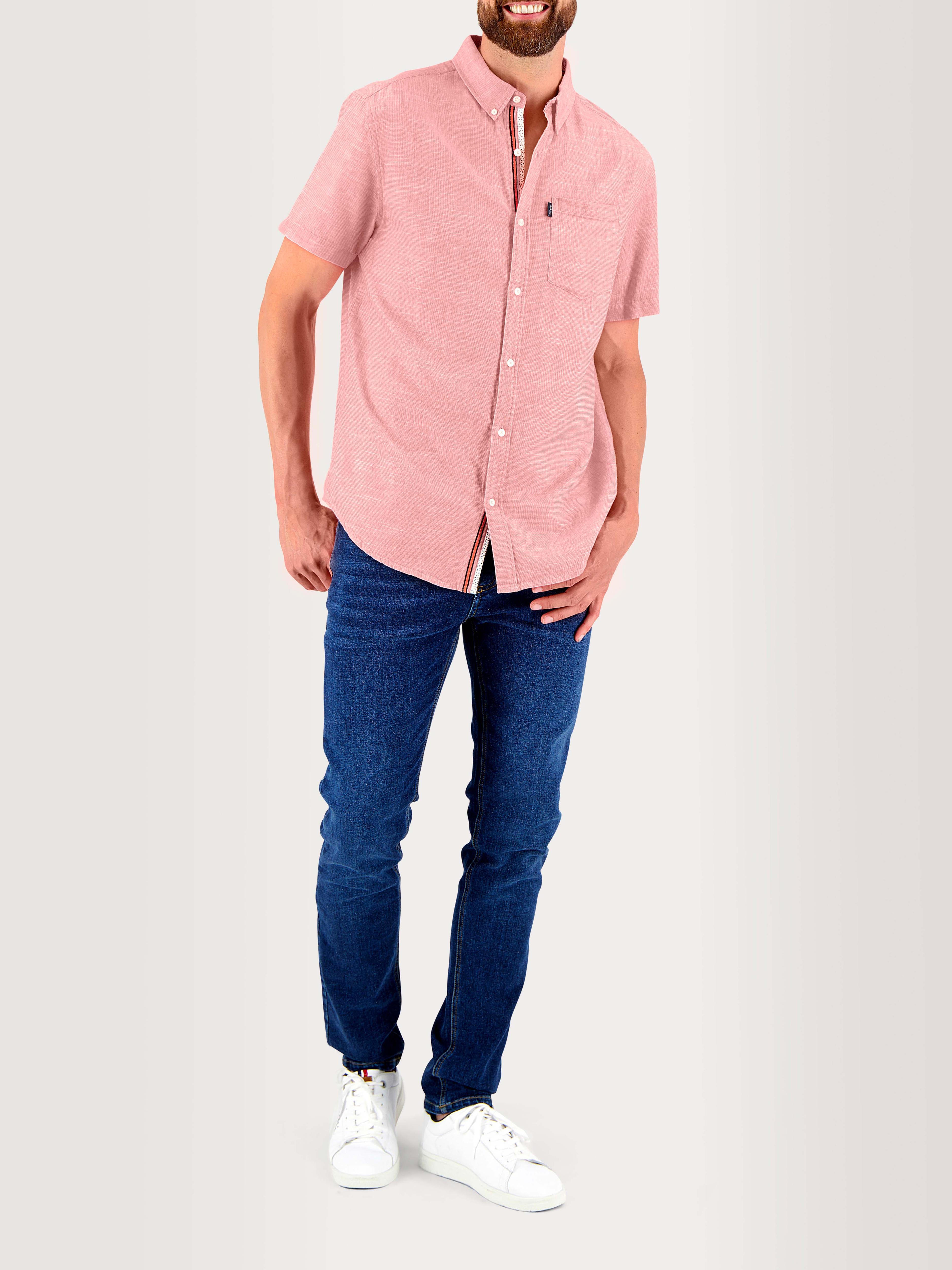 Chemise De Pêche Homme Realtree XL Corail - Manches Courtes, Légère, Ventilée - Occasion Parfait État