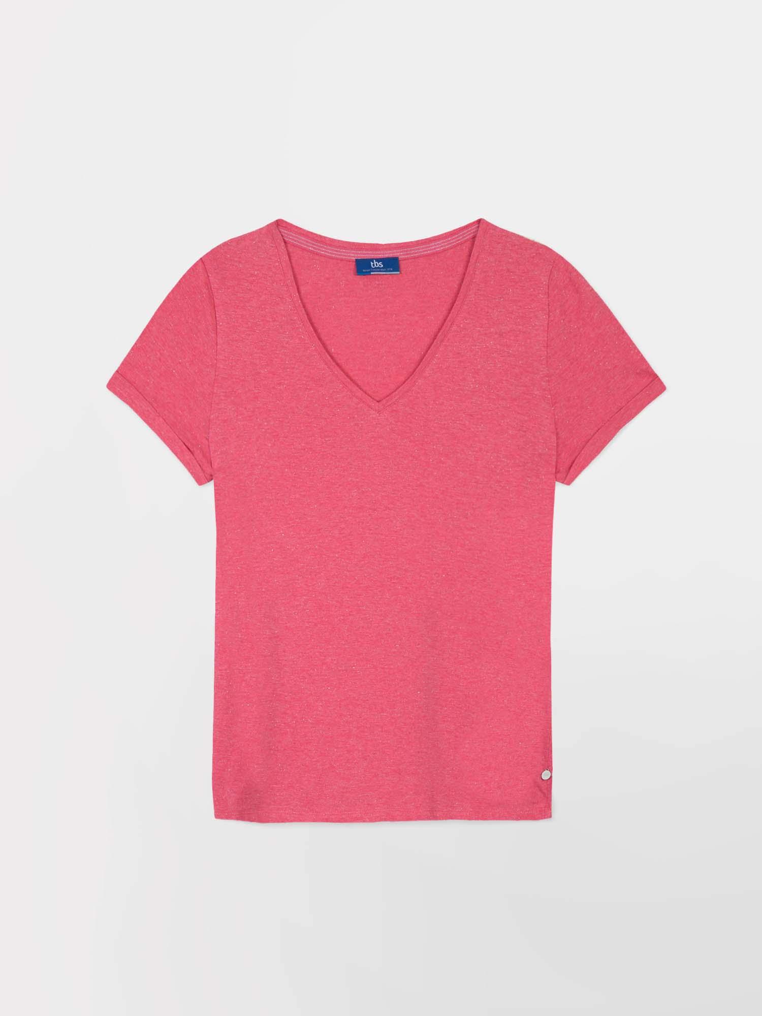 Tee shirt femme rose fushia top