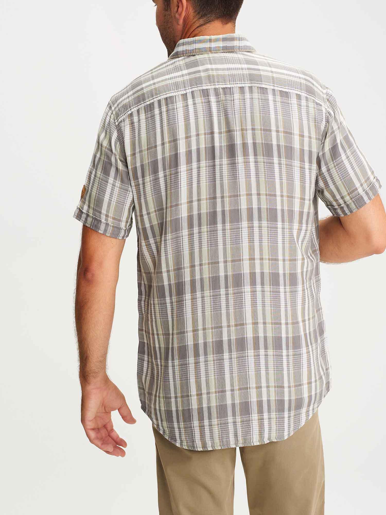 Chemise manche courte carreaux homme deals