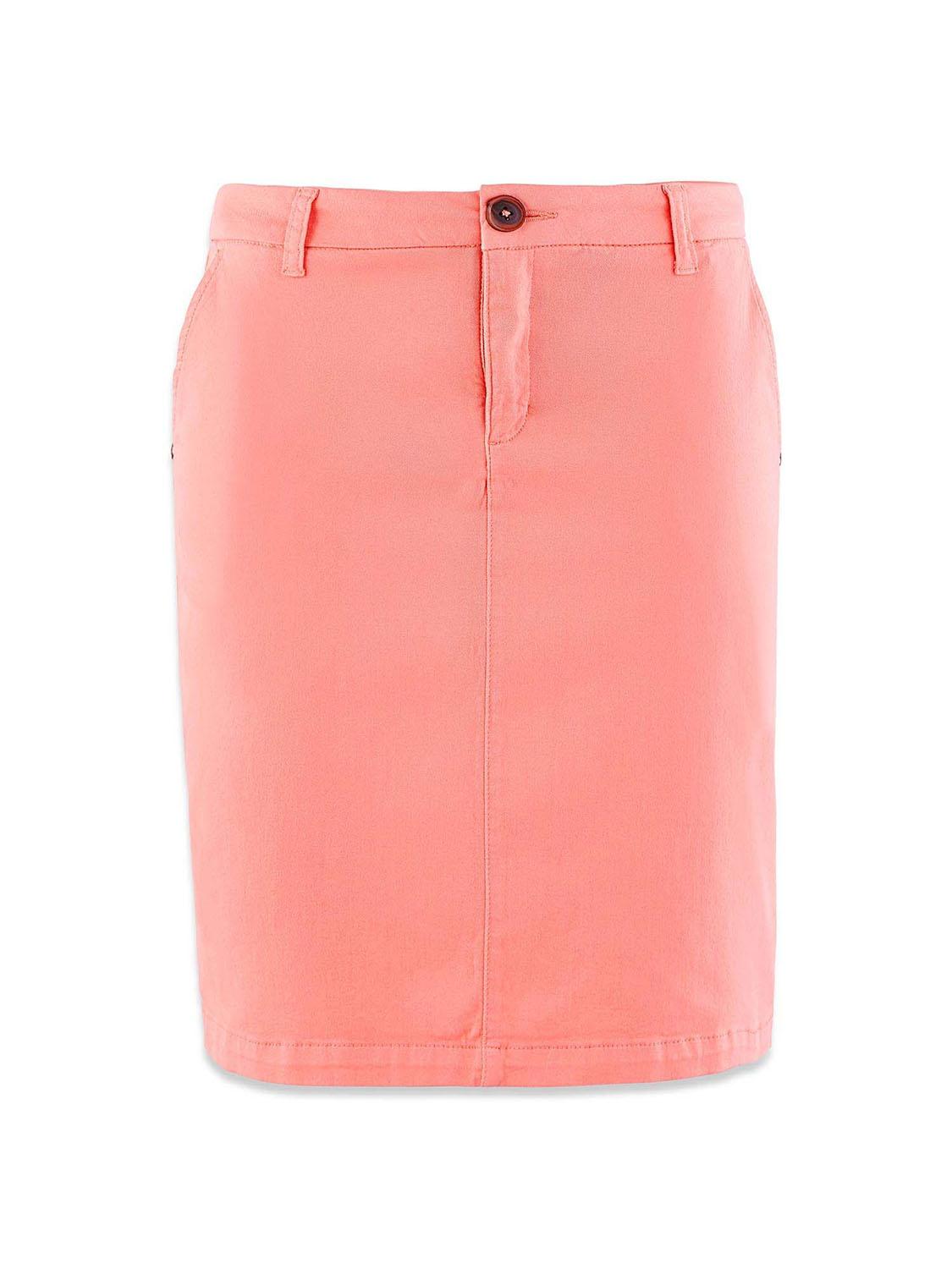 Jupe Femme Coton Recycl Rose