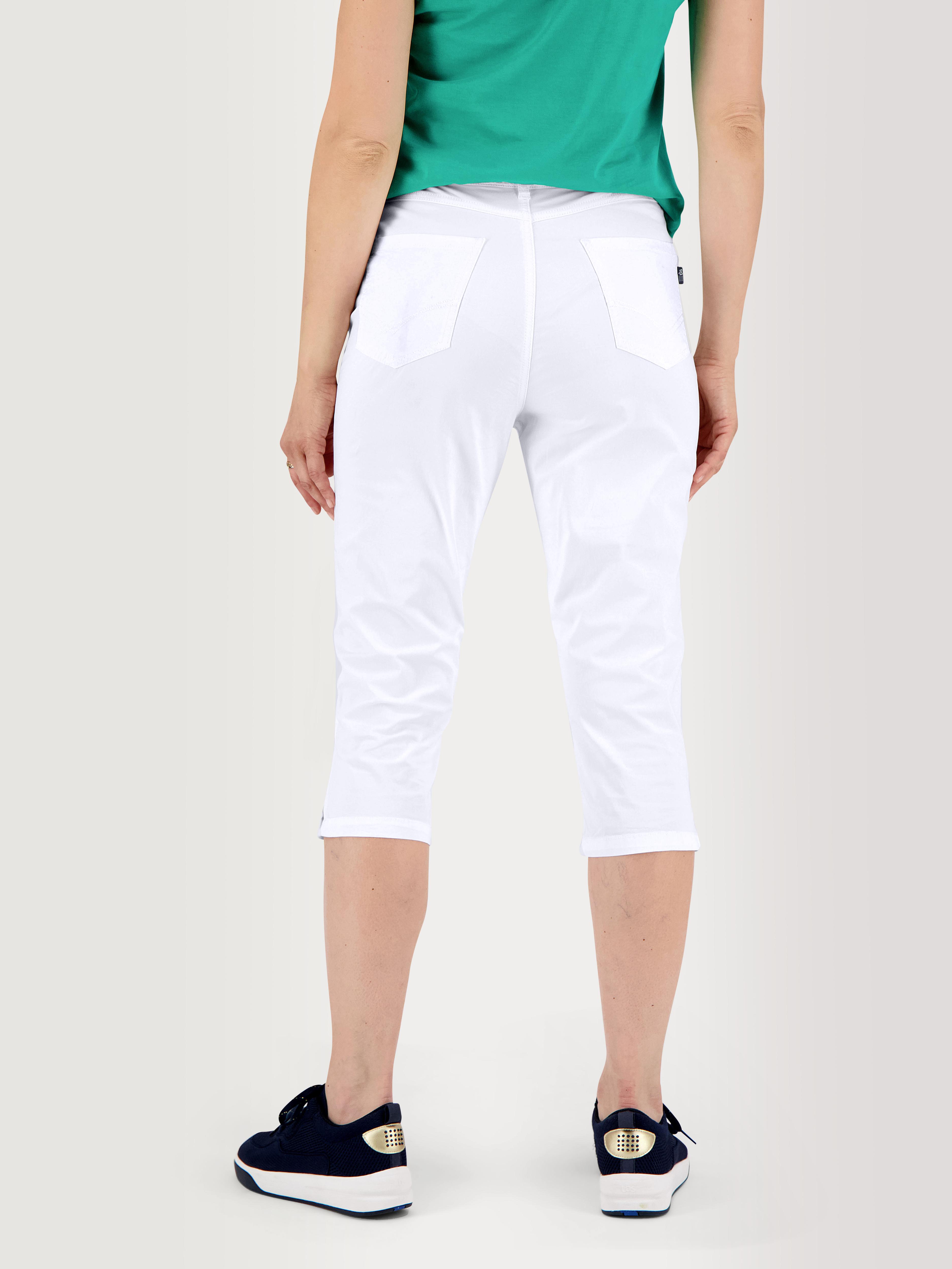 Corsaire TBS Taille 42 En Coton/lin - Occasion Très Bon état, Couleur Blanche, Fermeture éclair