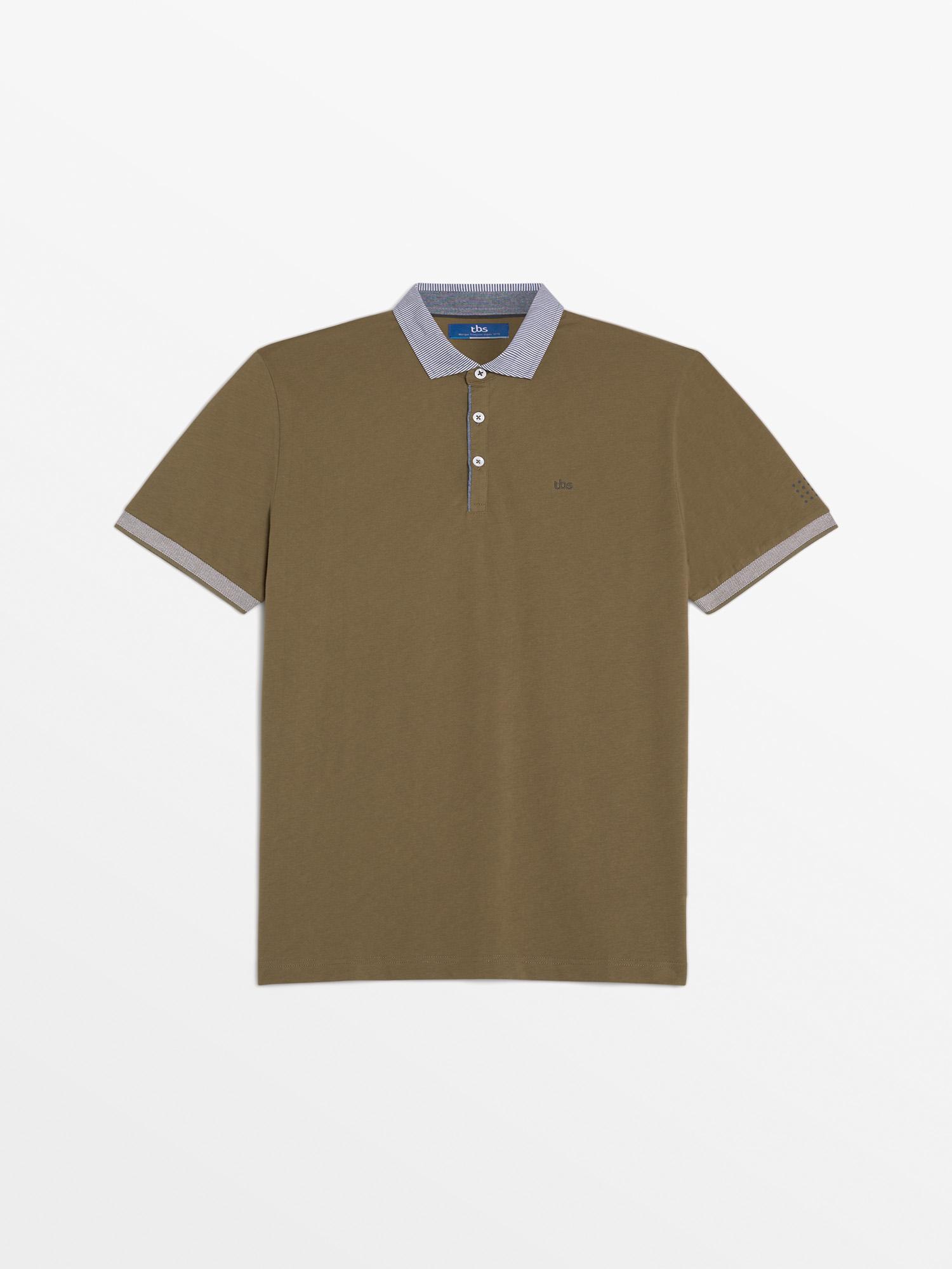 Polo sales homme kaki