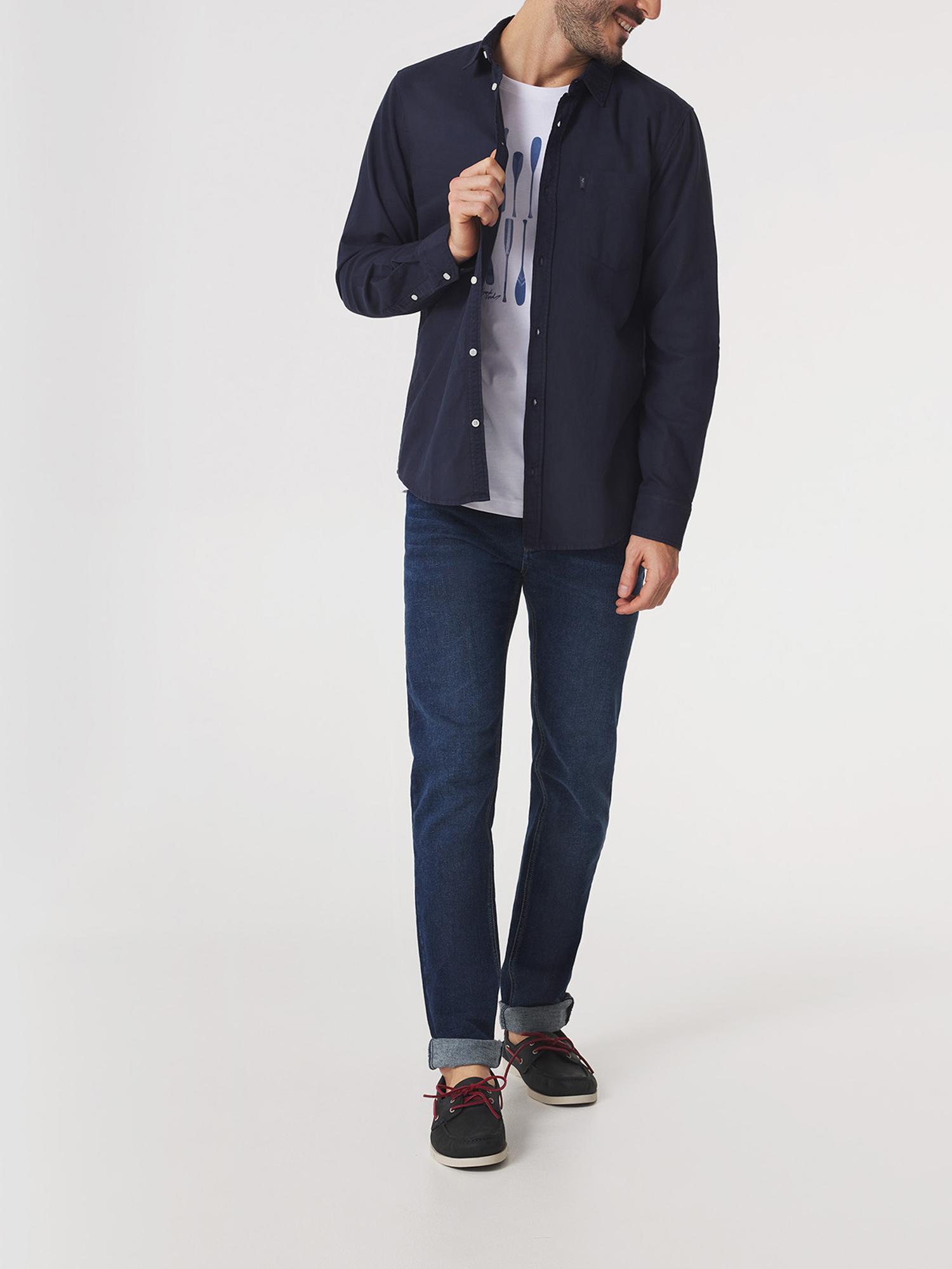 Chemise Thermique Manches Longues Lands’ End Garçon 8 Ans – Bleu Marine – Base Layer Chaude