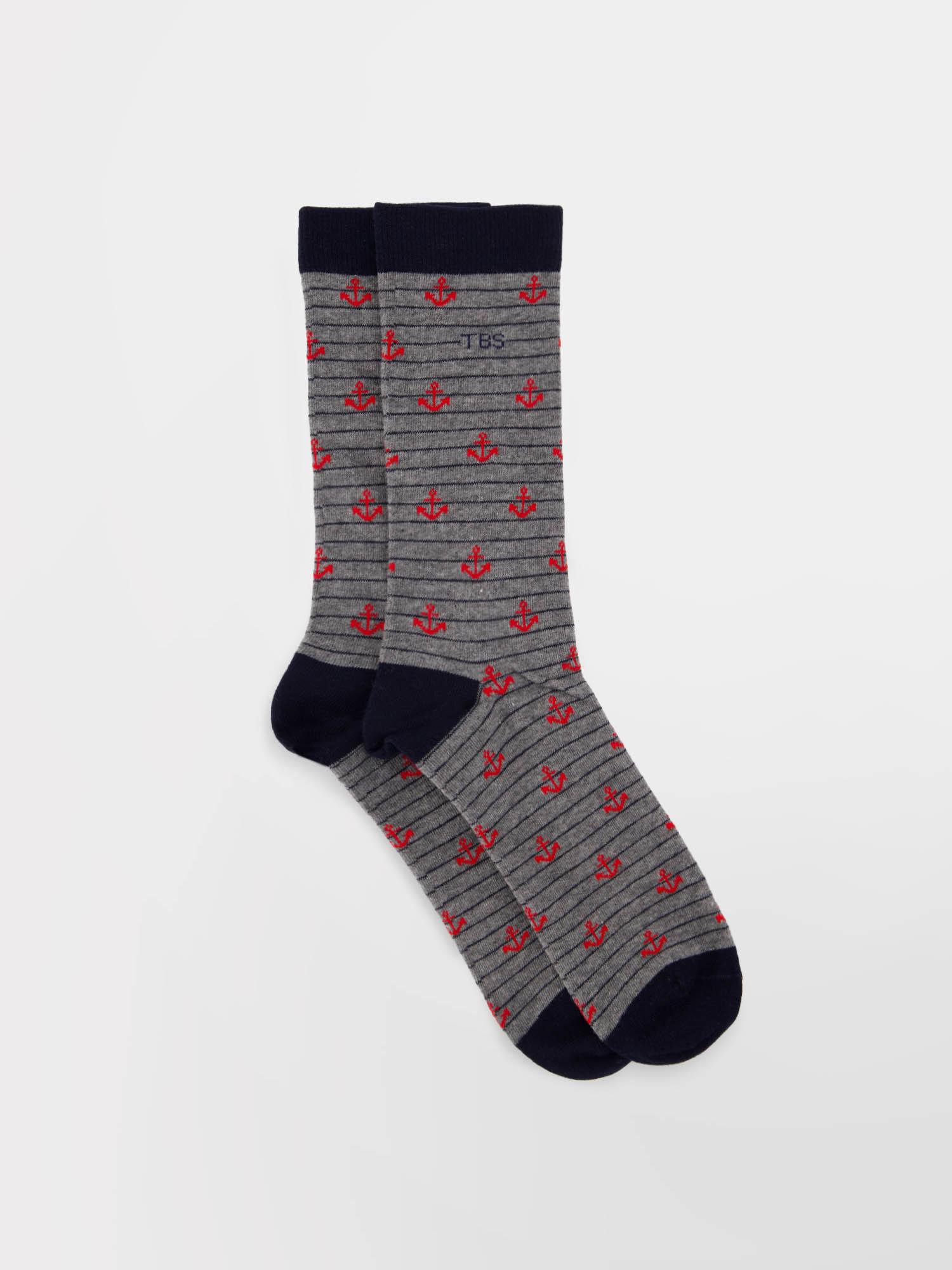 Lot de 2 paires de chaussettes - Rouge/gris chiné - FEMME | H&M CH