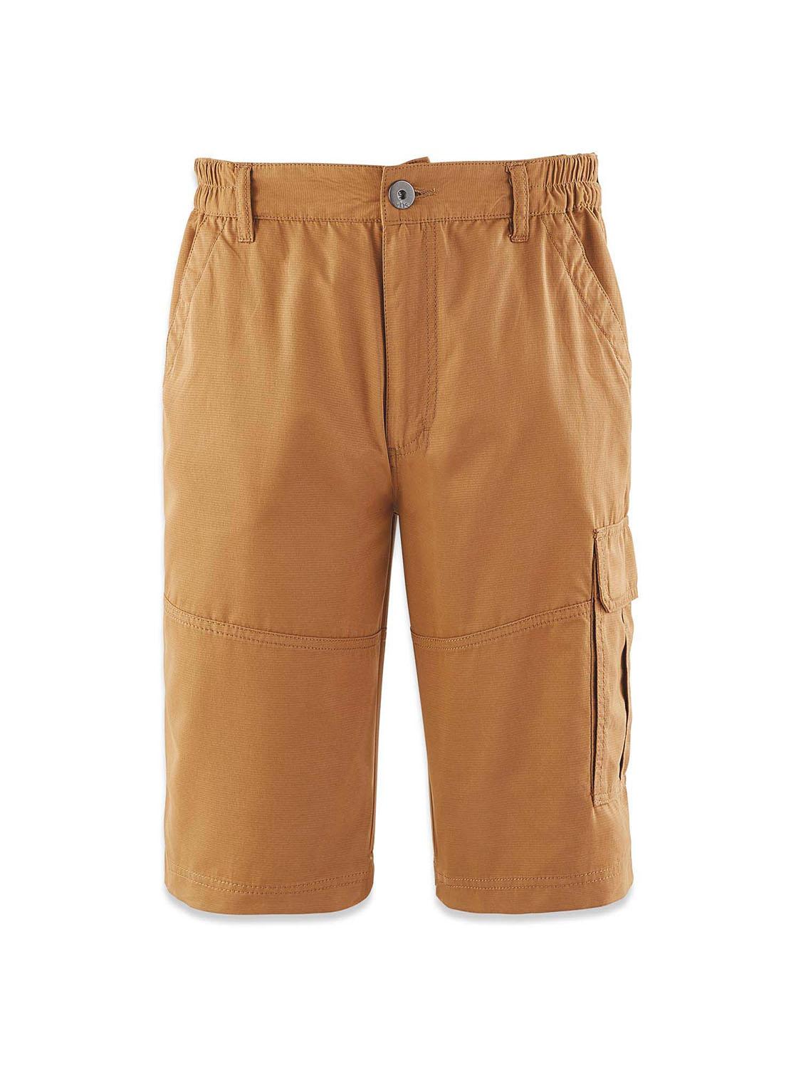Bermuda Homme Ceinture Semi Elastiquee Marron tbs