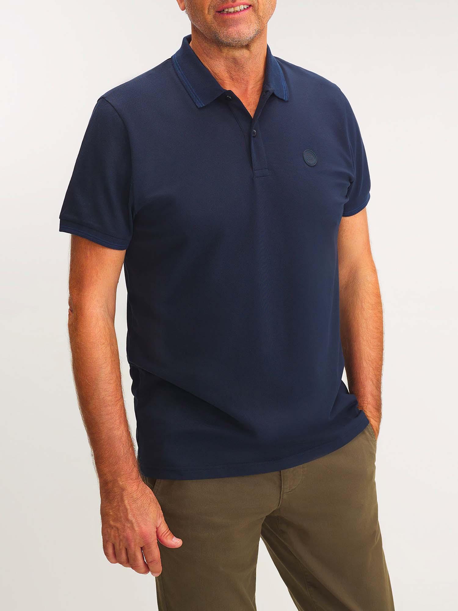 Polo Homme Manches Courtes Marine tbs